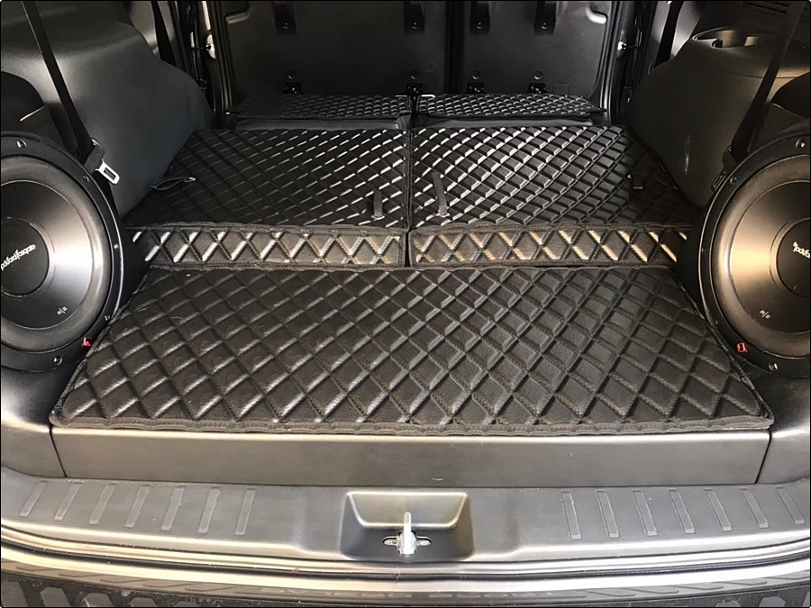 พรมปูพื้นรถยนต์ PAJERO SPORT ปี2008-14 ลายไดมอนด์ ยางปูพื้นรถยนต์EVA เข้ารูป เต็มคัน