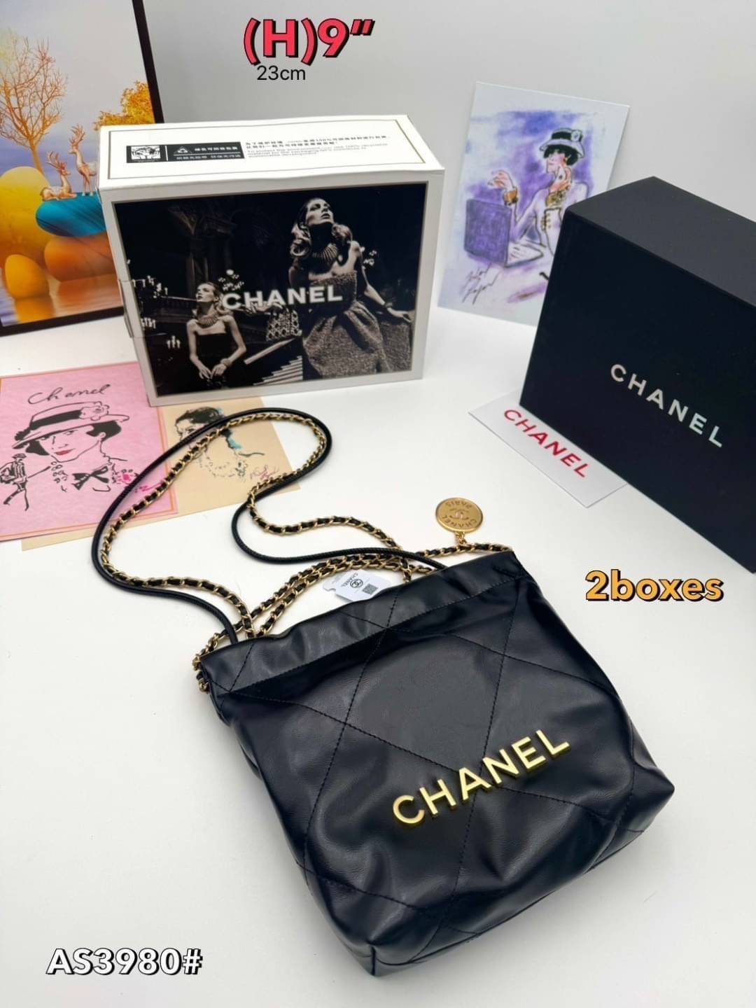 CHANEL 22 mini handbag กระเป๋าสะพายไซส์มินิ น่ารักน่าใช้ สวยเกินต้านที่สุดกับไอเท็มนี้ ที่สาวๆหรือใครๆก็ต้องมีแล้วค่า!! มาในไซส์มินิ น่ารักจริงจัง!! แค่เห็นก็หลงรัก