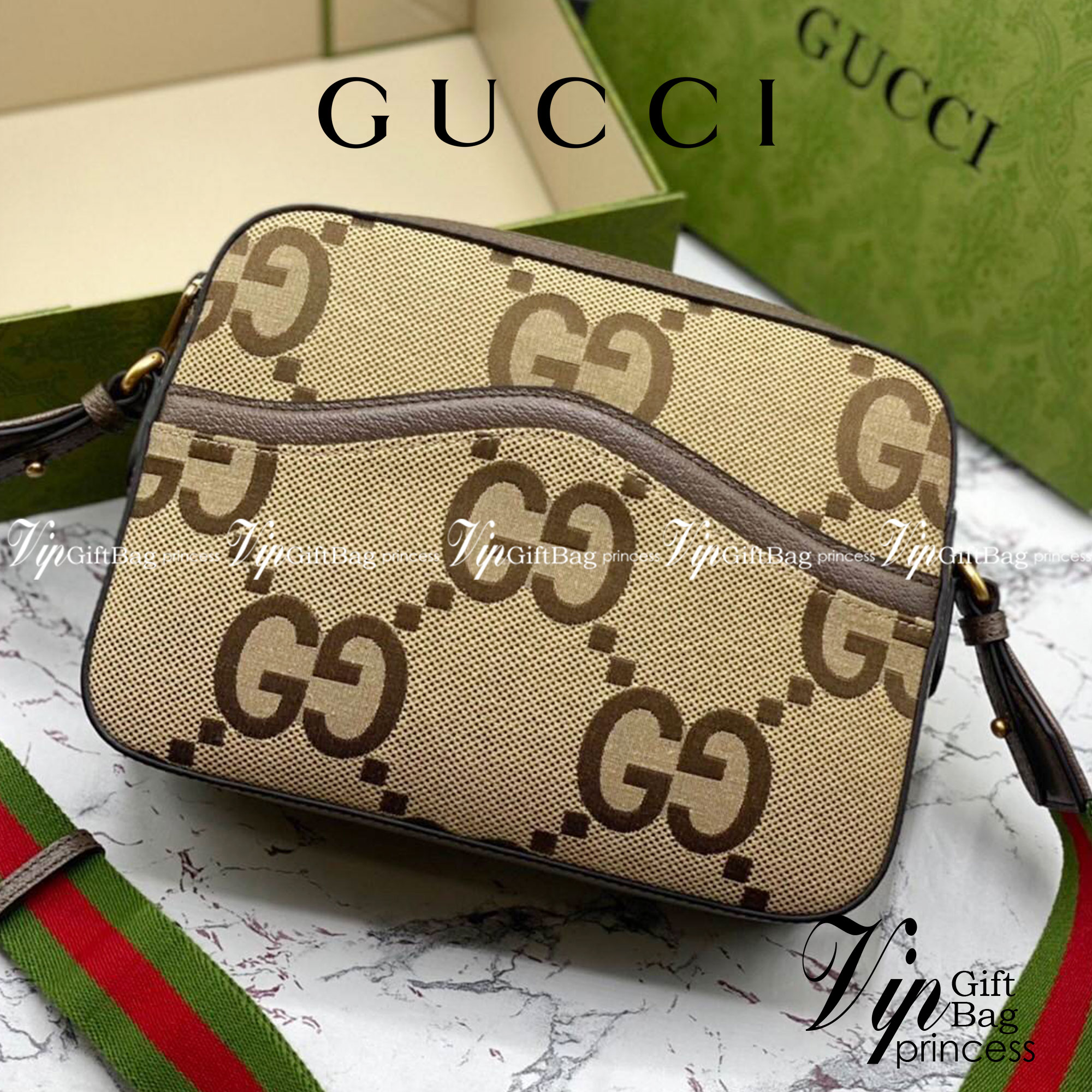 หนังแท้ 】GUCCI jumbo GG shoulder bag 26cm พร้อมส่งที่ไทย เกรดออริจินอล ลายใหม่ Jumbo Double G ครอสบอดี้หรือสะพายไหล่ก็ได้ทุกลุค ภาพสินค้าถ่ายจากงานขายจริง ใช้งานต่างประเทศได้