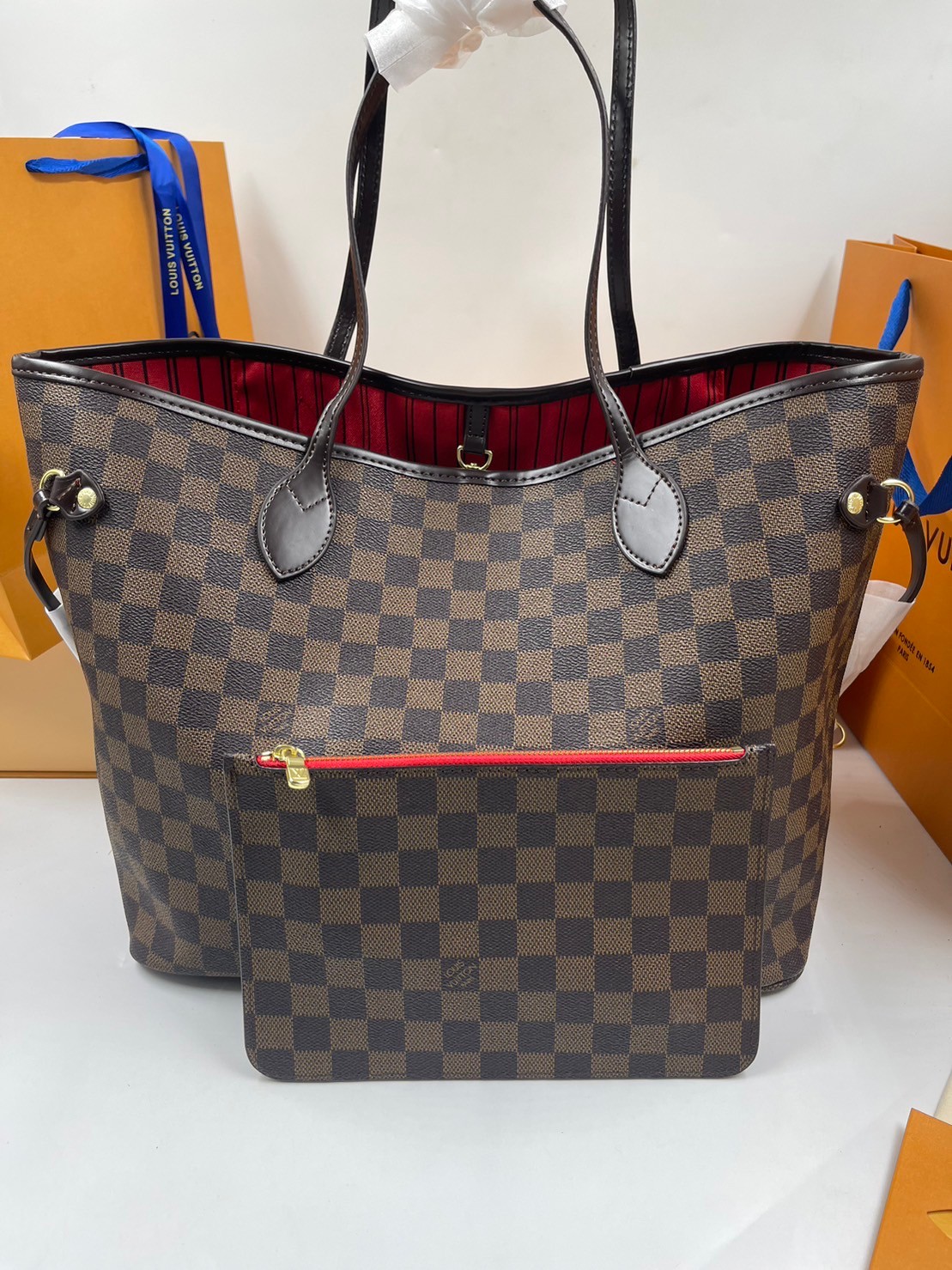 LV Neverfull GM Monogram 36cm / LV Shopping Bag พร้อมส่ง 4 สี **สินค้าเกรดออริจินอล 1:1 สลับแท้ ใช้งานต่างประเทศได้ งานสวยตามรูป ภาพถ่ายจากงานขายจริง