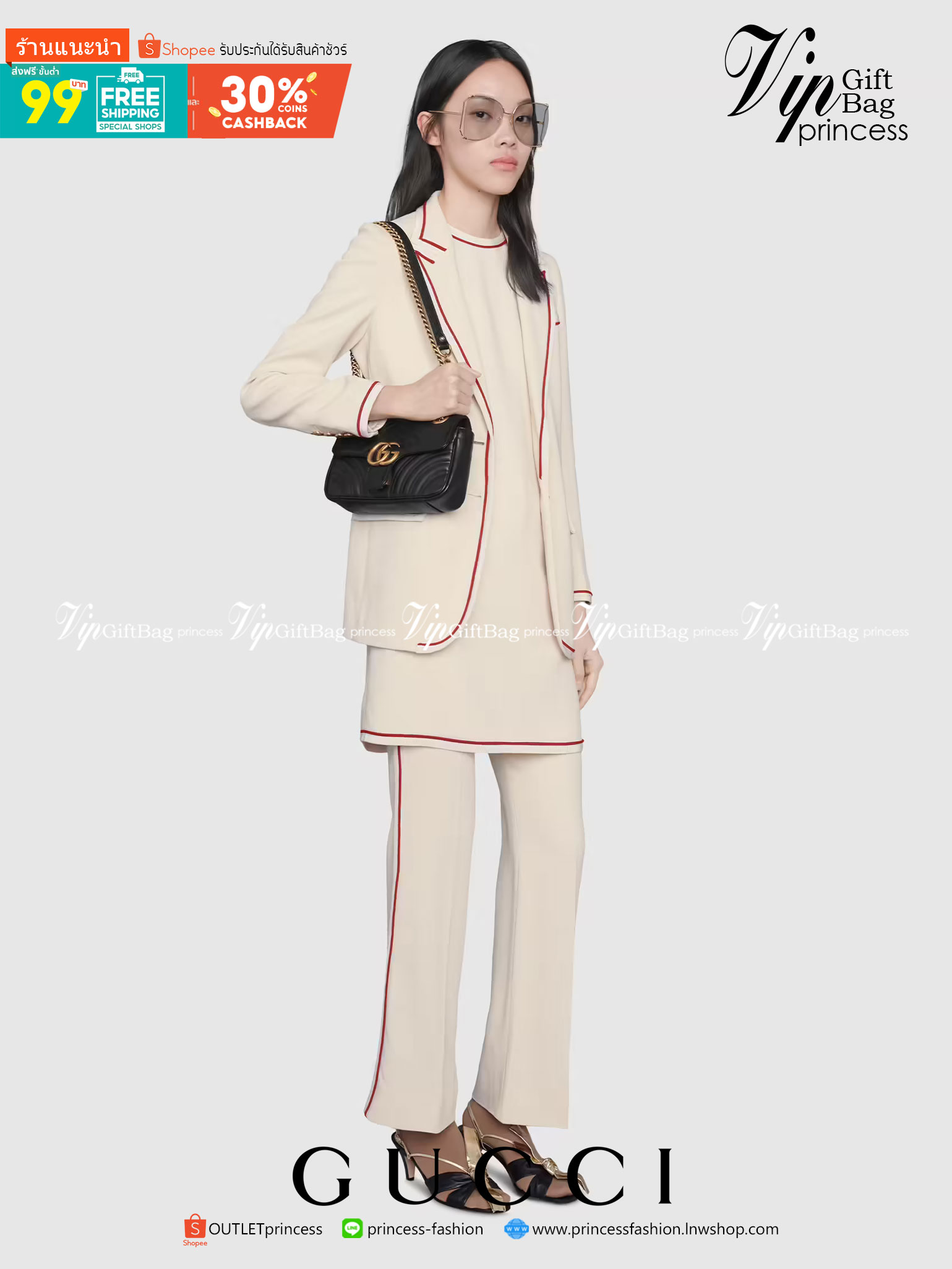 VIP 】หนังแท้ GUCCI GG Marmont matelassé mini bag 22CM พร้อมส่งที่ไทย ขนาดมินิขายดีที่สุดค่า ใบจริงสวยมากๆ สาวๆที่ได้ไป รับรองไม่ผิดหวังแน่นอน สินค้ามีมาพร้อมส่ง แนะนำห้ามพลาด ก่อนหมดจ้าา!