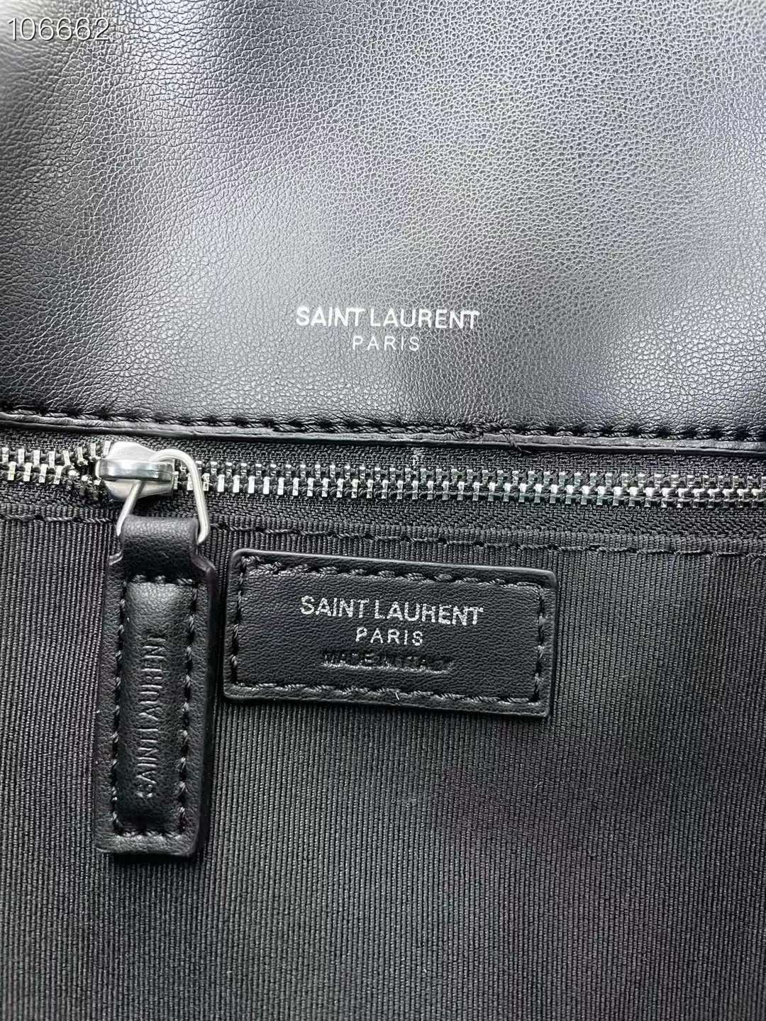 YSL YSL PUFFER SMALL IN NAPPA LEATHER 28cm กระเป๋าสะพาย เกรดหนังสวยเต็มใบ เกรดออริ 1:1 ใช้งานต่างประเทศได้