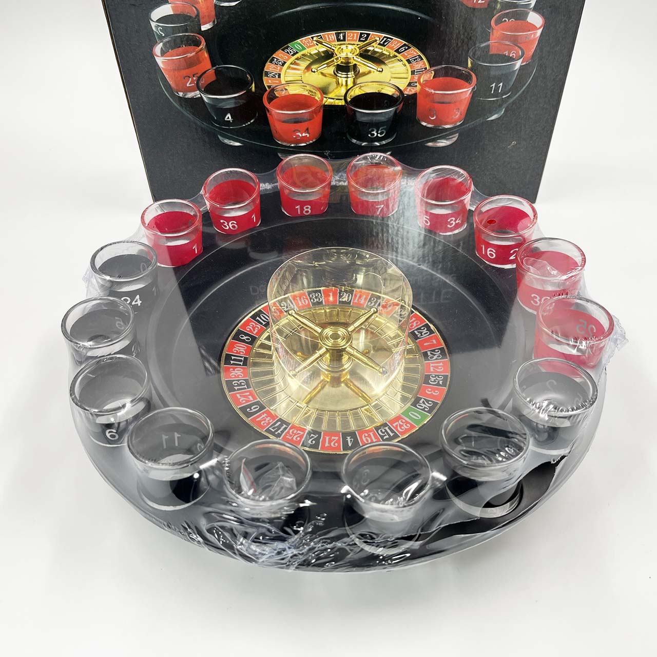 เกมรูเล็ตพร้อมแก้ว16 แก้ว (Drinking Roulette )