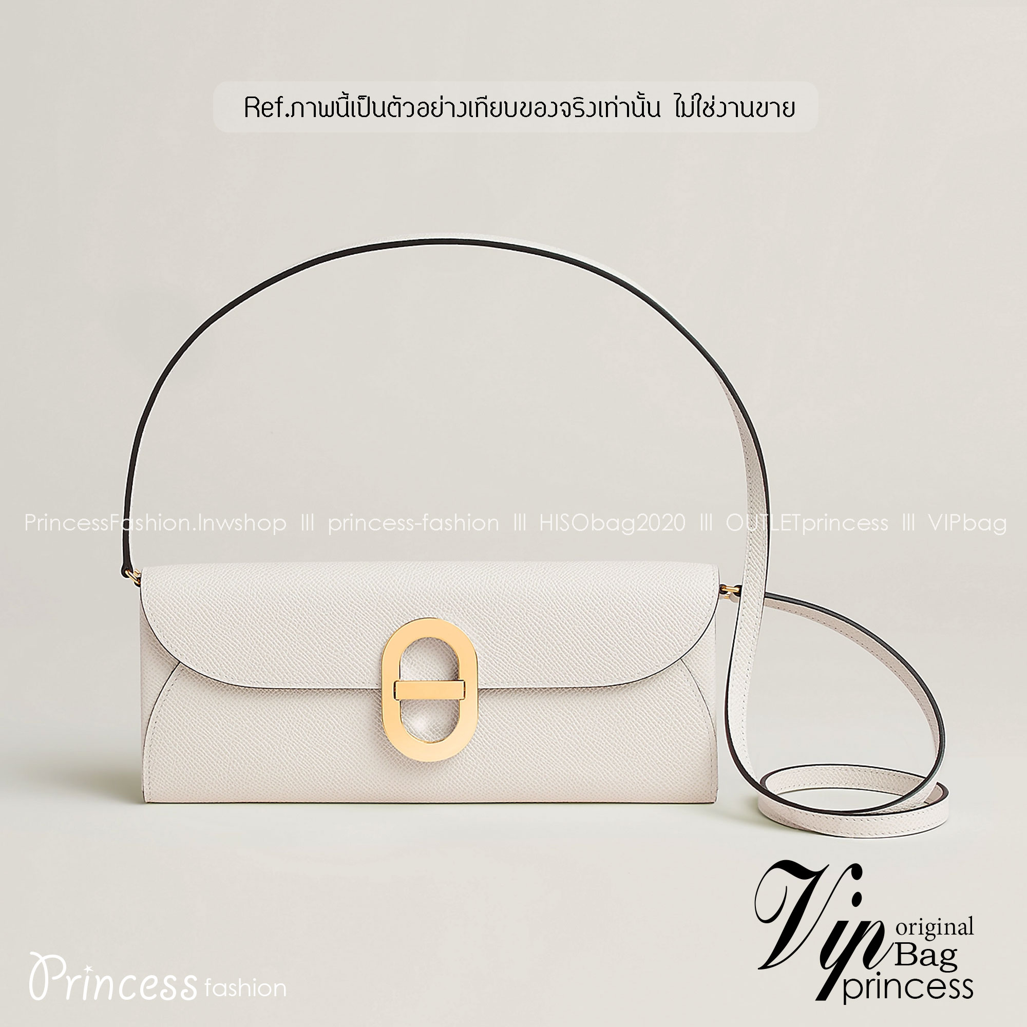 HERMES Chaine d'Ancre To Go wallet กระเป๋าถือสะพายแบรนด์หรู ดีไซส์กระเป๋าสตางค์ใบยาว Long wallet in Epsom Saddle-stitch เกรดออริ สลับแท้ 1:1 ใช้งานต่างประเทศได้