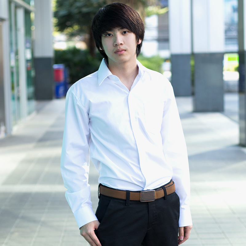 เสื้อชายแขนยาว เข้ารูป