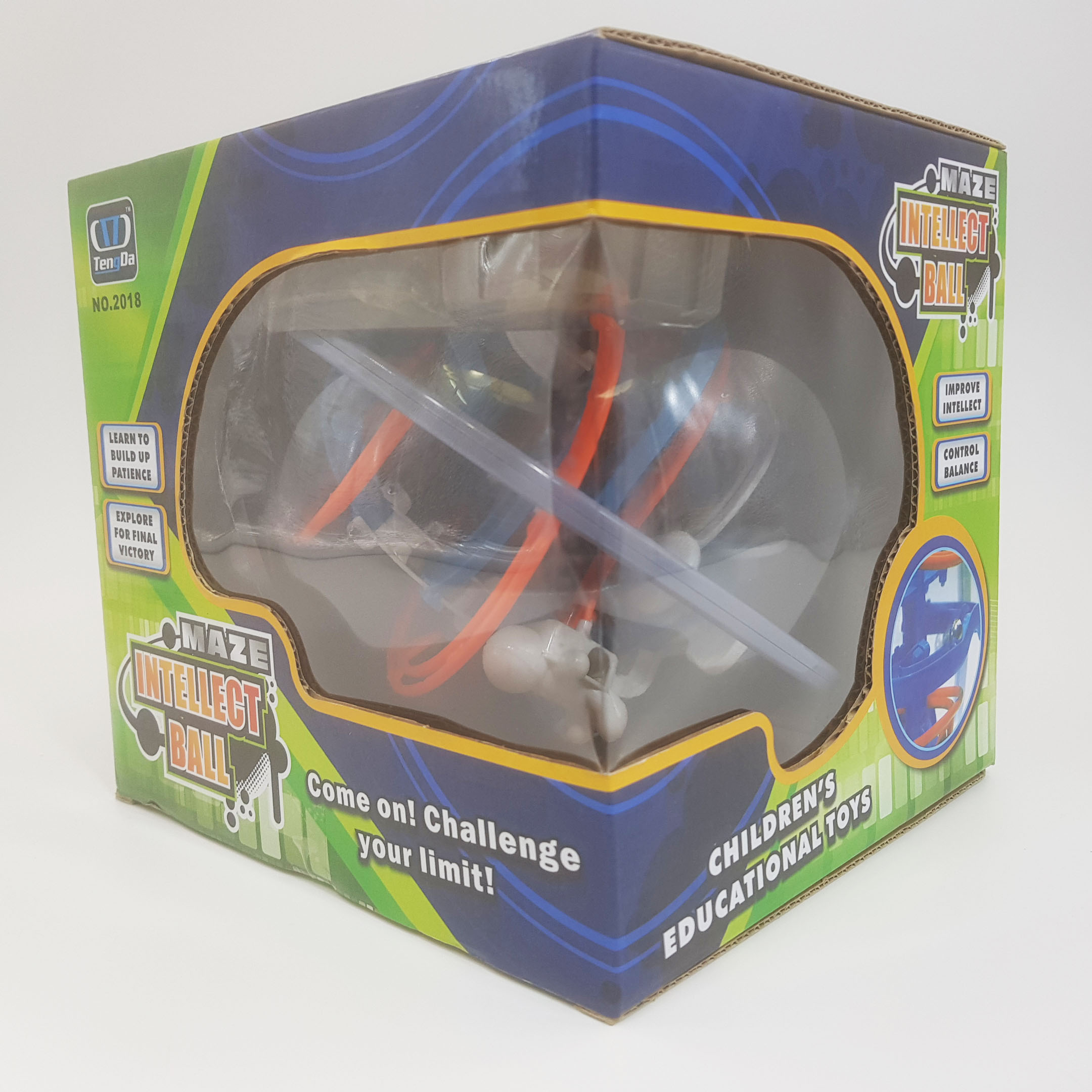 ลูกบอลเขาวงกตฝึกสมาธิ Maze Intellect Ball 80 ด่าน