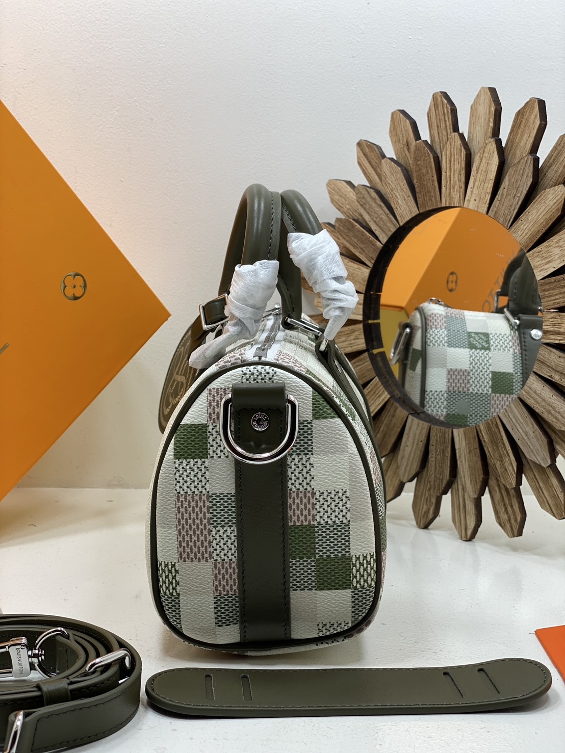 ORI | 🐍 LV Keepall 25 Snakoflage for Lunar New Year กระเป๋าทรงหมอน สปีดี้คอลใหม่แท็กลายงูต้อนรับตรุษจีน หนังแท้แคนวาสแท้