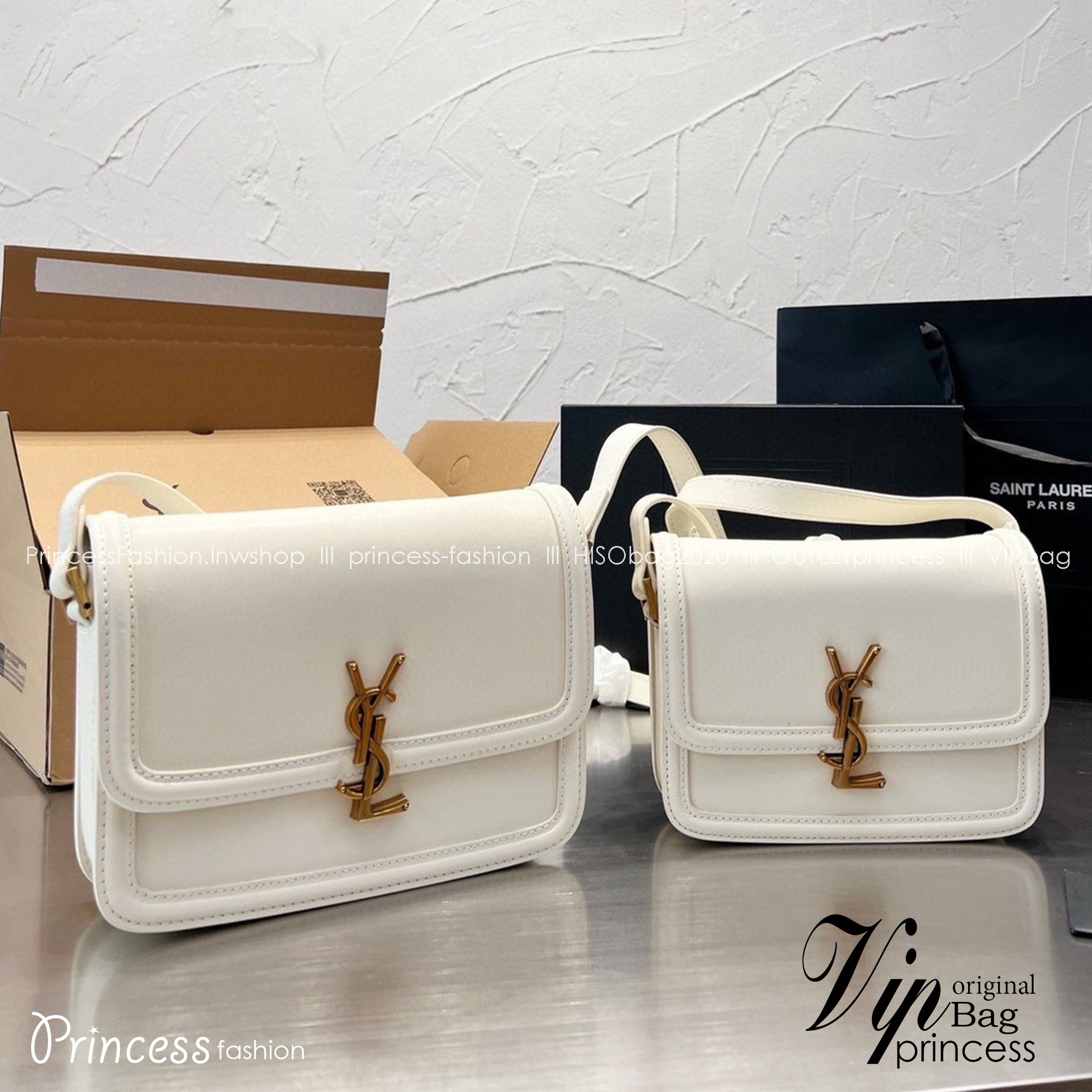 YSL Solferino Leather Crossbody Bag / YSL Solferino Bag พร้อมส่ง 3สี 3ไซส์ กระเป๋าสะพายรุ่นฮิตขายดี ทรงสวยคลาสสิค ใช้ได้บ่อยไม่มีเบื่อ ดีไซน์เรียบหรู ดูแพง **รอบนี้จัดราคาพิเศษสุดคุ้ม งานสวยเกินราคาค่ะ