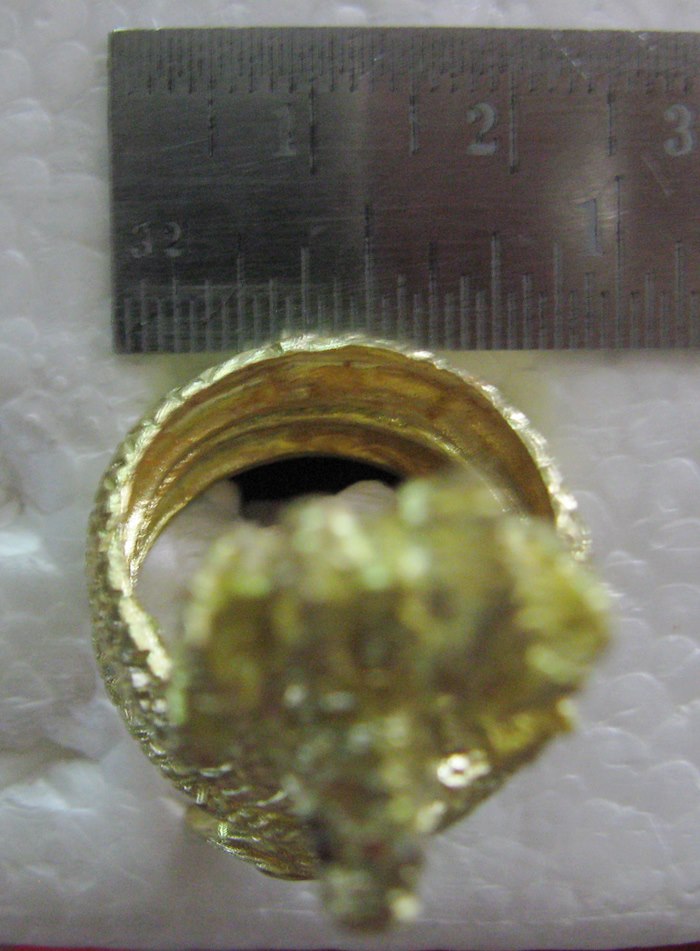 สินค้าเลิกผลิตค่ะ แหวนพญานาค7เศียรเนื้อทองเหลือง ประดับพลอยสีแดง เสริมอำนาจ คุ้มครองค่ะ