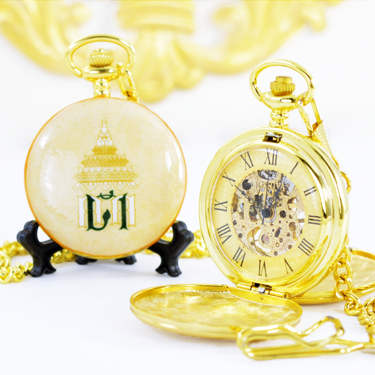 ของที่ระลึกงานเกษียณอายุ 2568 l สั่งทำของที่ระลึกเกษียณ ไม่มีขั้นต่ำ l ของขวัญเกษียณอายุ คอลเลคชั่น นาฬิกาพกคลาสสิคหรู