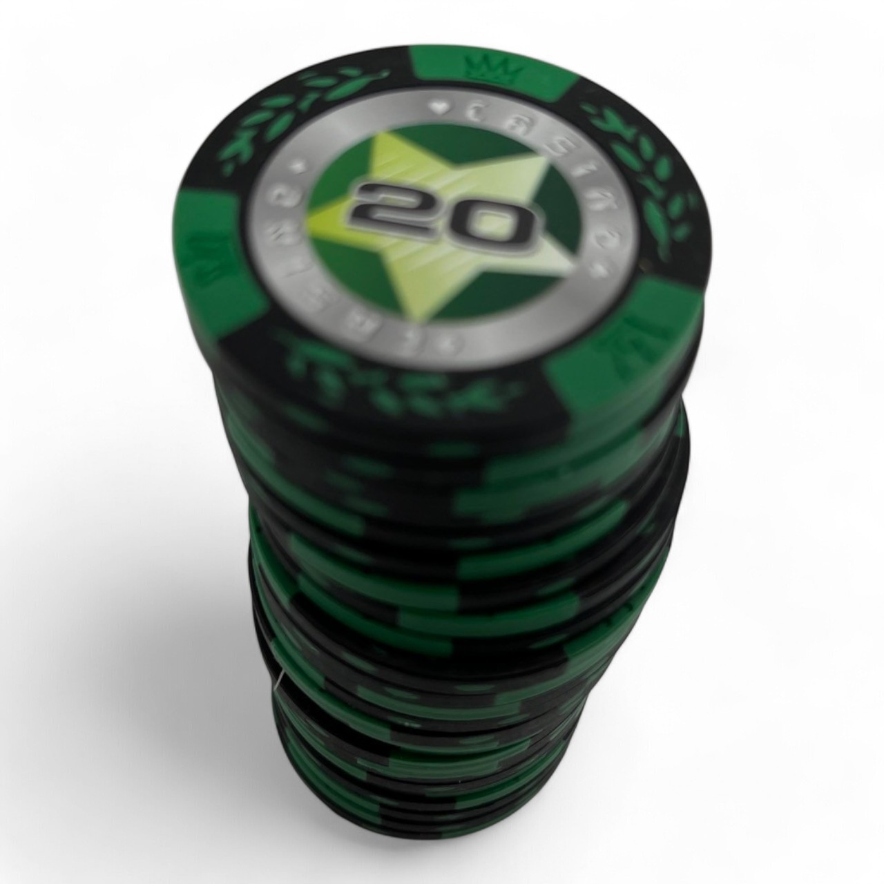 ชิปโป๊กเกอร์เกรดพรีเมี่ยมCASINO แบบแยกเหรียญ น้ำหนัก14g.(Chip poker)