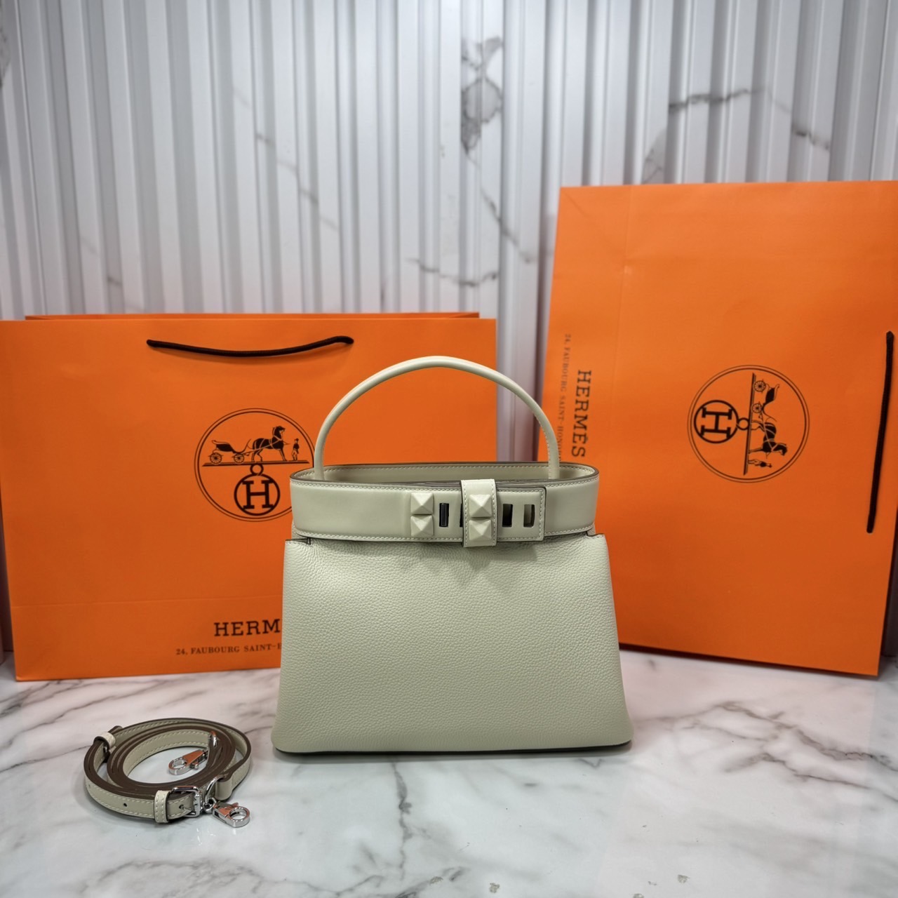 ORI หนังแท้ | Hermes Medor Bag กระเป๋าสะพายดีไซน์ใหม่ แบรนด์หรูระดับไฮคลาส หรูหรา ลัคชู