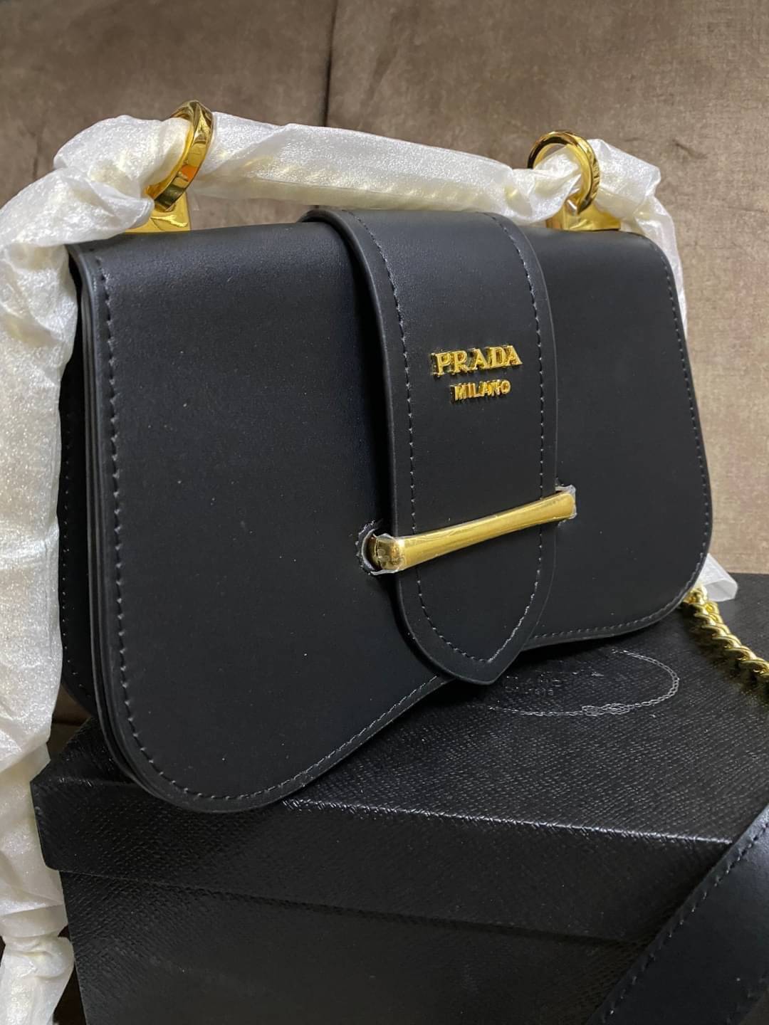 Saffiano leather Prada gift