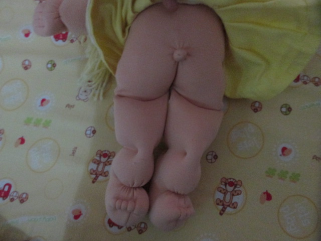 Cabbage Patch Kids Doll with blond hair, school uniform ตุ๊กตาหัวกระหล่ำ