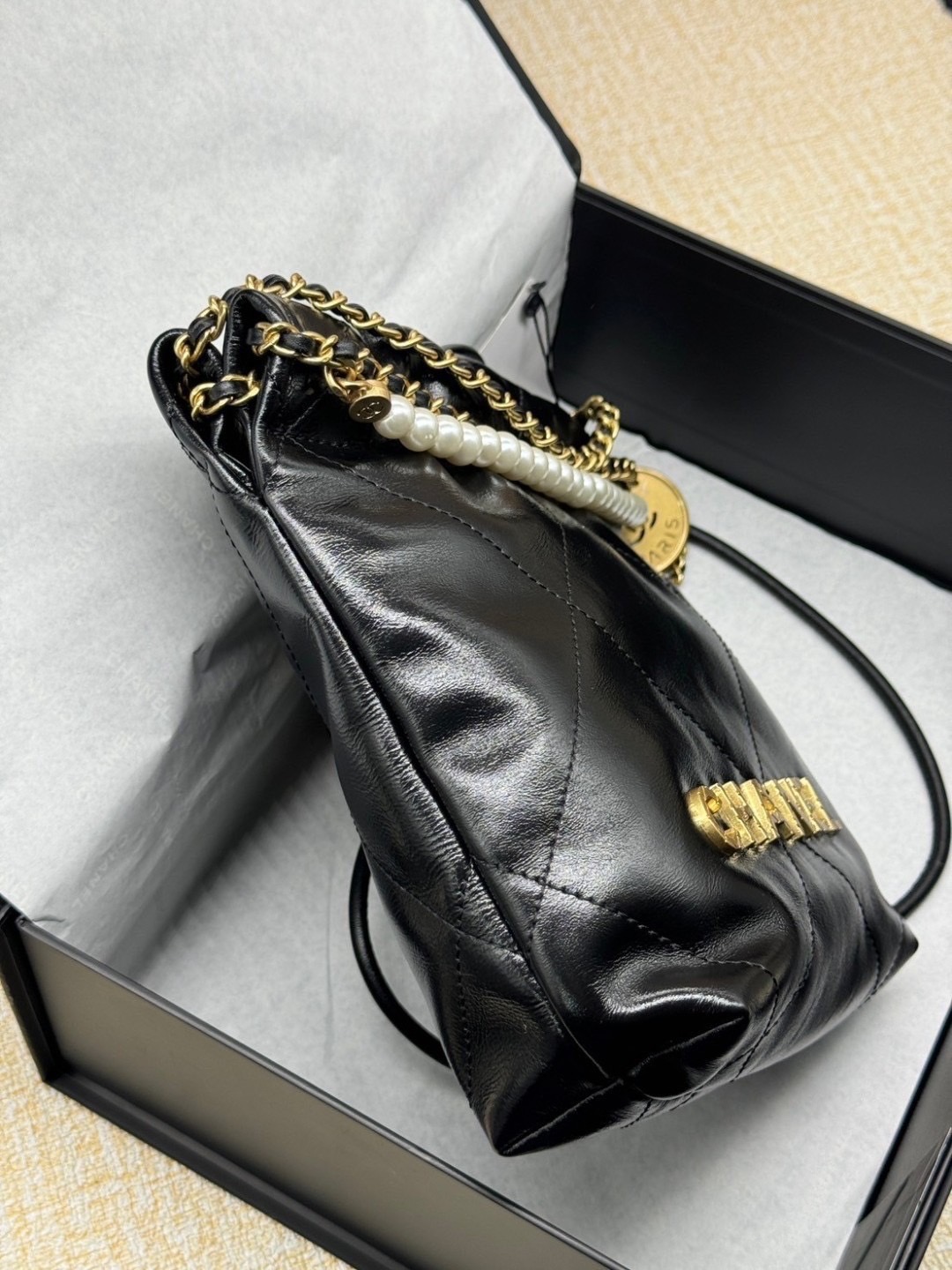 พร้อมส่ง 11 สี ORI หนังแท้ | CHANEL 22 Mini Handbag กระเป๋าสะพายสุดหรู รุ่นยอดนิยม 🤍 เกรดออริจินอล หนังแท้ ภาพถ่ายจากงานขายจริง ใช้งานต่างประเทศได้