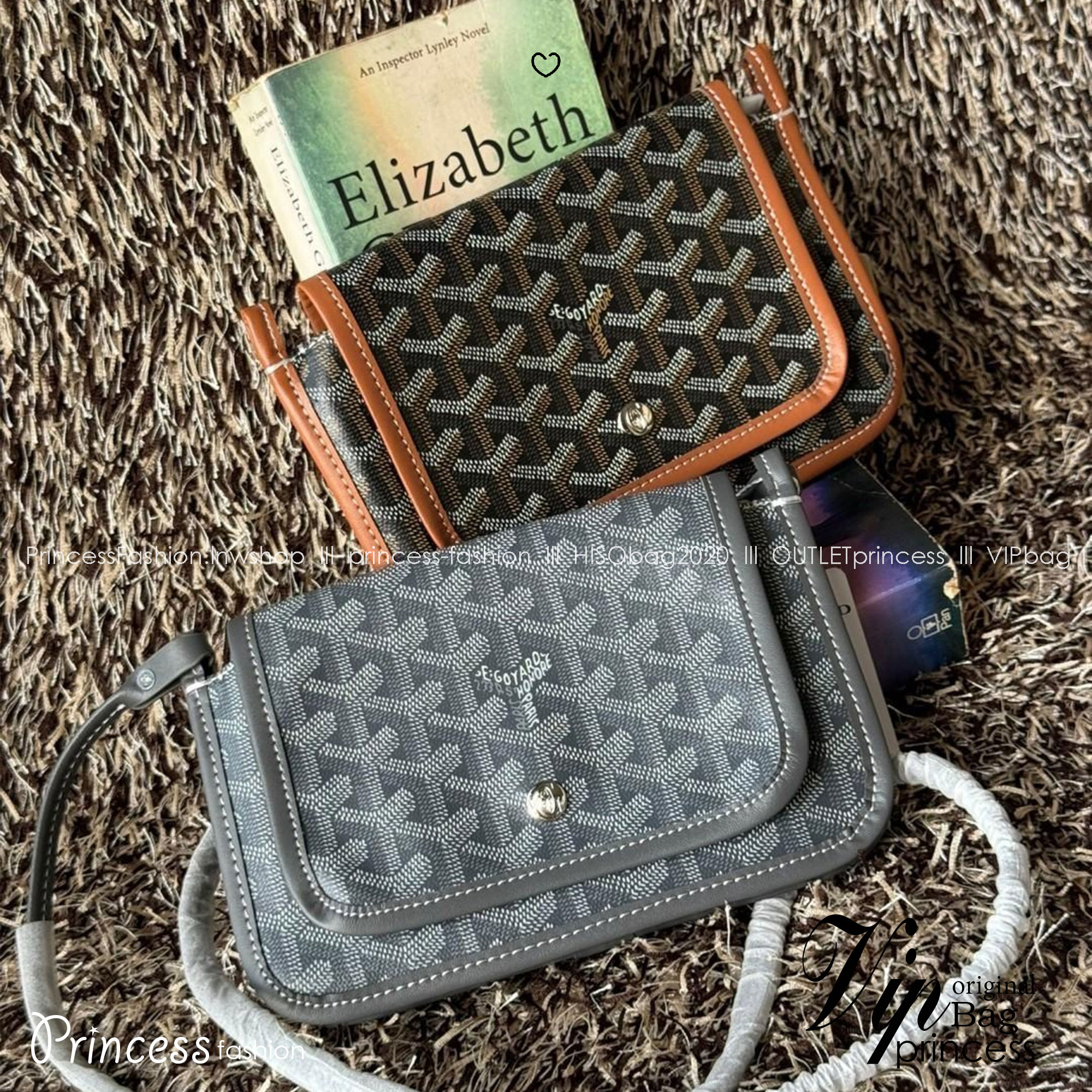 Goyard Plumet Rocket Wallet กระเป๋าสะพายใบเล็กกะทัดรัด ดีไซน์กระเป๋าสตางค์ มีช่องเพียงพอสำหรับใส่ธนบัตร เงินสด เอกสารต่าง ๆ