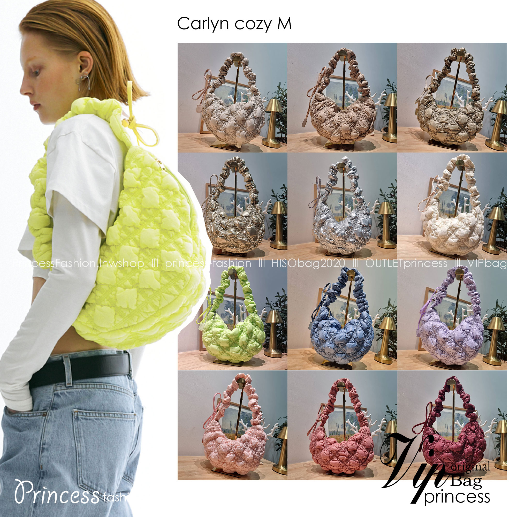 Carlyn cozy bag / Carlyn glaze bag 13 สีพร้อมส่ง อีกหนึ่งคอลเด็ด ที่ฮิตแบบฉุดไม่อยู่ กับไอเท็มนุ่มนิ่มจากเกาหลี พร้อมสีใหม่ล่าสุด กระเป๋าสะพายก้อนเมฆสุดเก๋ ที่สามารถใช้ได้หลากหลาย