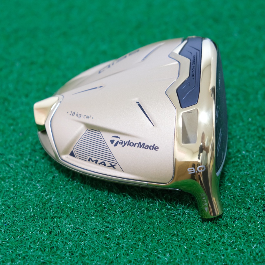 2025 TAYLORMADE QI35 MAX DESIGNER SERIES MATTE GOLD 9.0* DRIVER - HEAD ONLY
