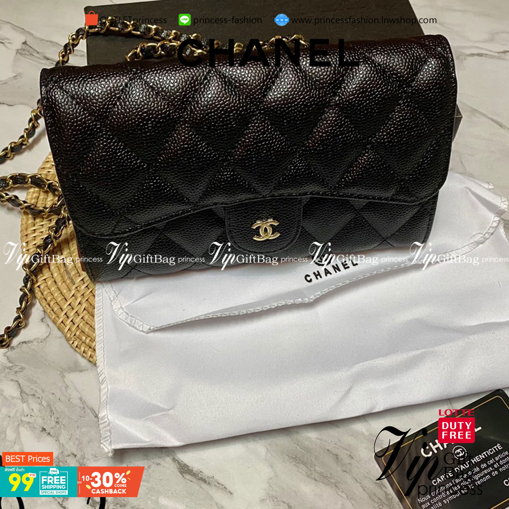 VIP 】CHANEL LONG CAVIAR WALLET WITH CHAIN ยกให้เป็นเดอะเบสท์เลย กระเป๋าสตางค์สะพายข้าง ไม่เหมือนใคร!! มากับโซ่หนังอะไหล่ทองสวยหรู ใบเดียวเอาอยู่ พกง่ายๆ วัสดุหนังคาเวียร์สวยหรูเปิดปิดด้วยซิปสะดวกใช้ ด้านหน้าประดับโลโก้แบรนด์อะไหล่ทอง ภายในมีช่องแบ่งหลายช่