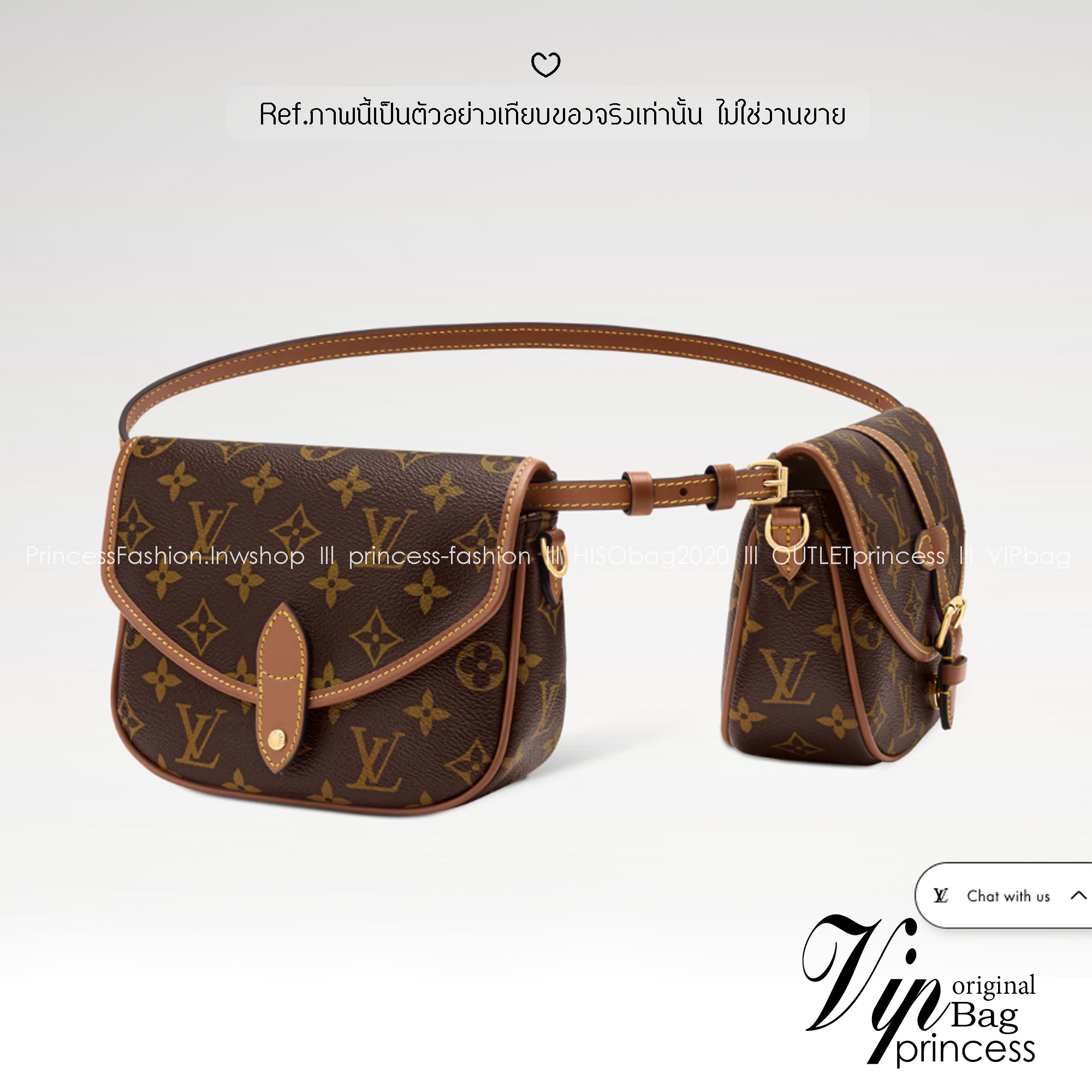 ORI หนังแท้ | Lv Marilyn White Multicolor Monogram Canvas Shoulder Bag สุดคุ้มกับกระเป๋าดีไซน์ใหม่ จัดคู่ดูโอ้ ได้ 2 ใบในราเดียว ปรับใช้งานได้ทั้งคาดเอวหรือสะพายได้ มาพร้อมสายสะพาย 2 แบบ ทั้งสายหนังและสายโซ่ คุ้มยิ่งกว่าอะไรทั้งหมดเลยค่า