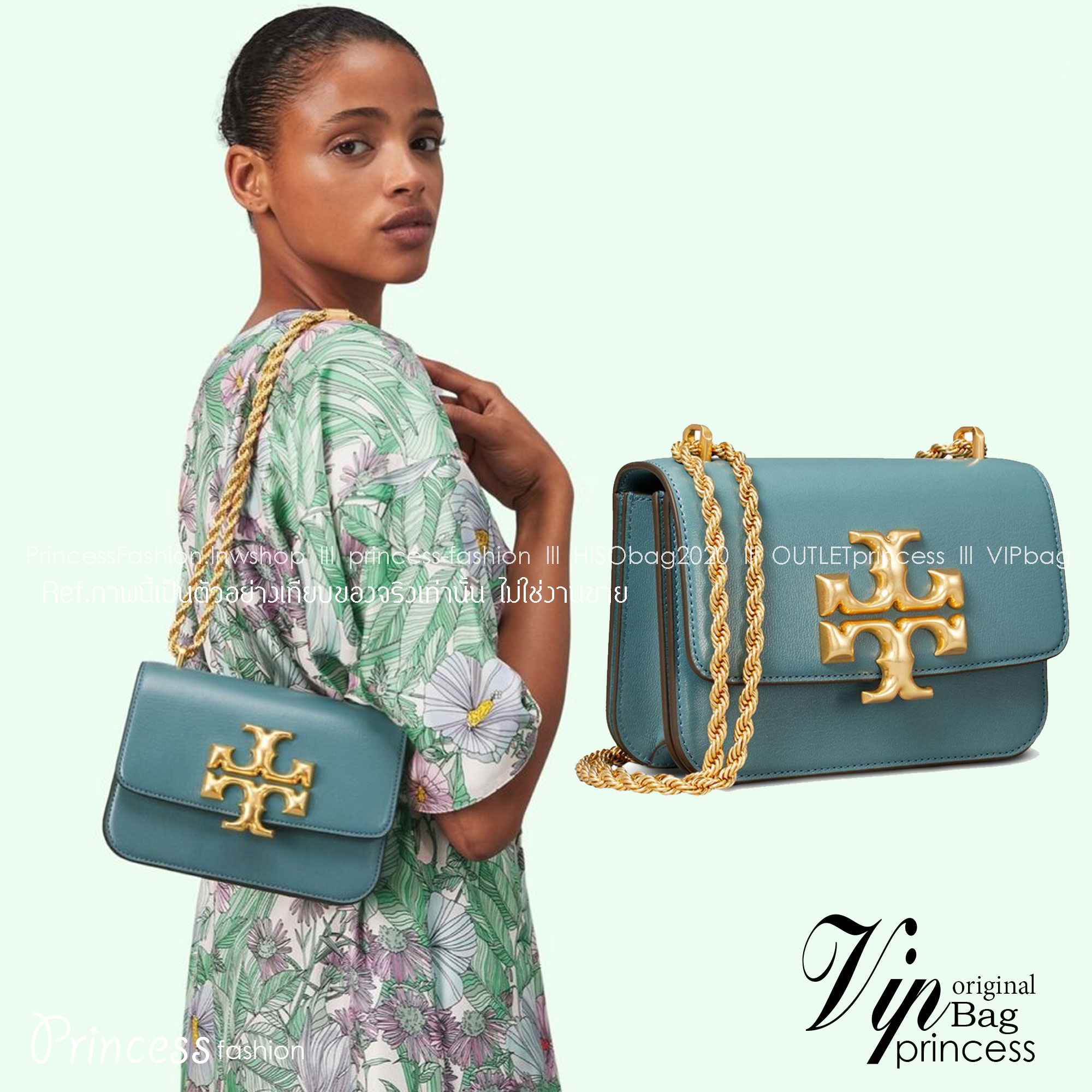 Tory Burch Bag / TORY BURCH ELEANOR SMALL CONVERTIBLE SHOULDER BAG ฮอตไอเท็ม รุ่นนี้ขายดีขายหมด สวยหรู คุณหนู ผู้ดี!! หายากมากแล้วน้า กระเป๋าสะพายข้าง ดีไซน์อยู่ทรง ขนาดกำลังสะดวกใช้
