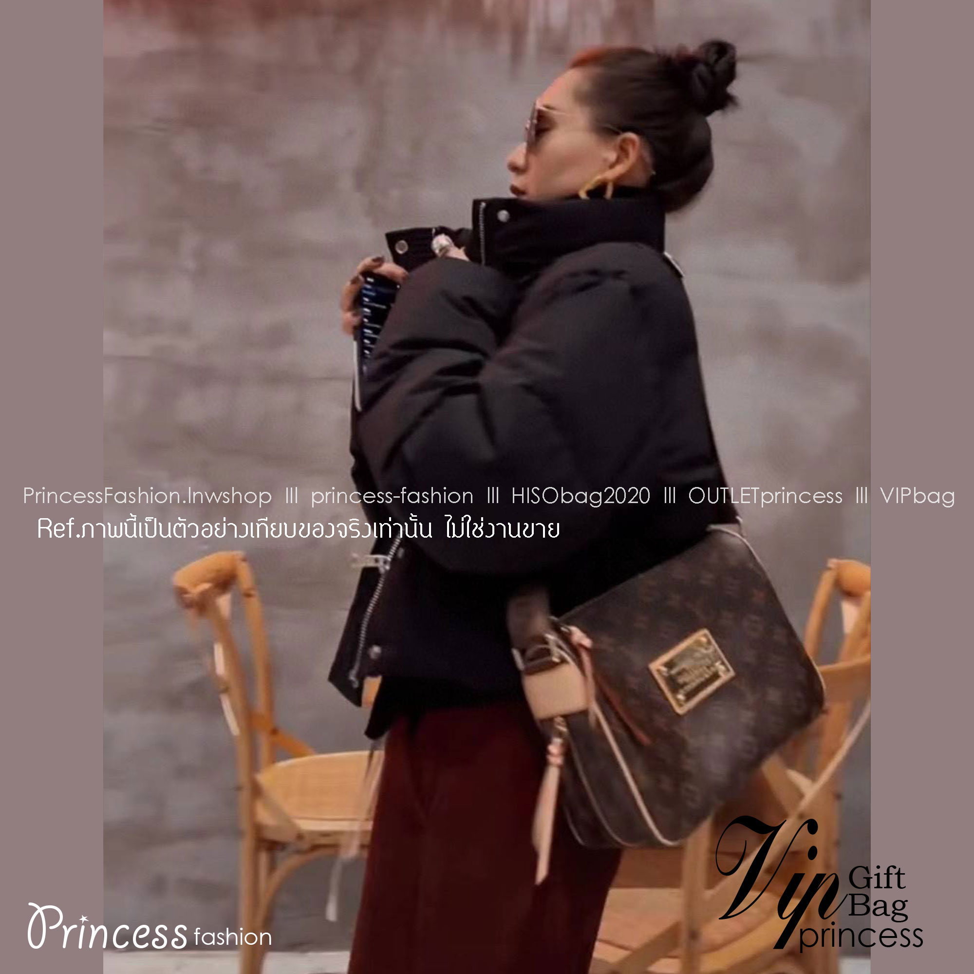 LV INVENTEUR MONOGRAM BAG รุ่นหายากสุดคลาสสิค กับกระเป๋าสะพายข้างดีไซน์วินเทจ ย้อนยุค มีดีเทลความหรูด้วยแผ่นเพลทสีทอง สายสะพายในตัวใช้งานได้คล่องตัว