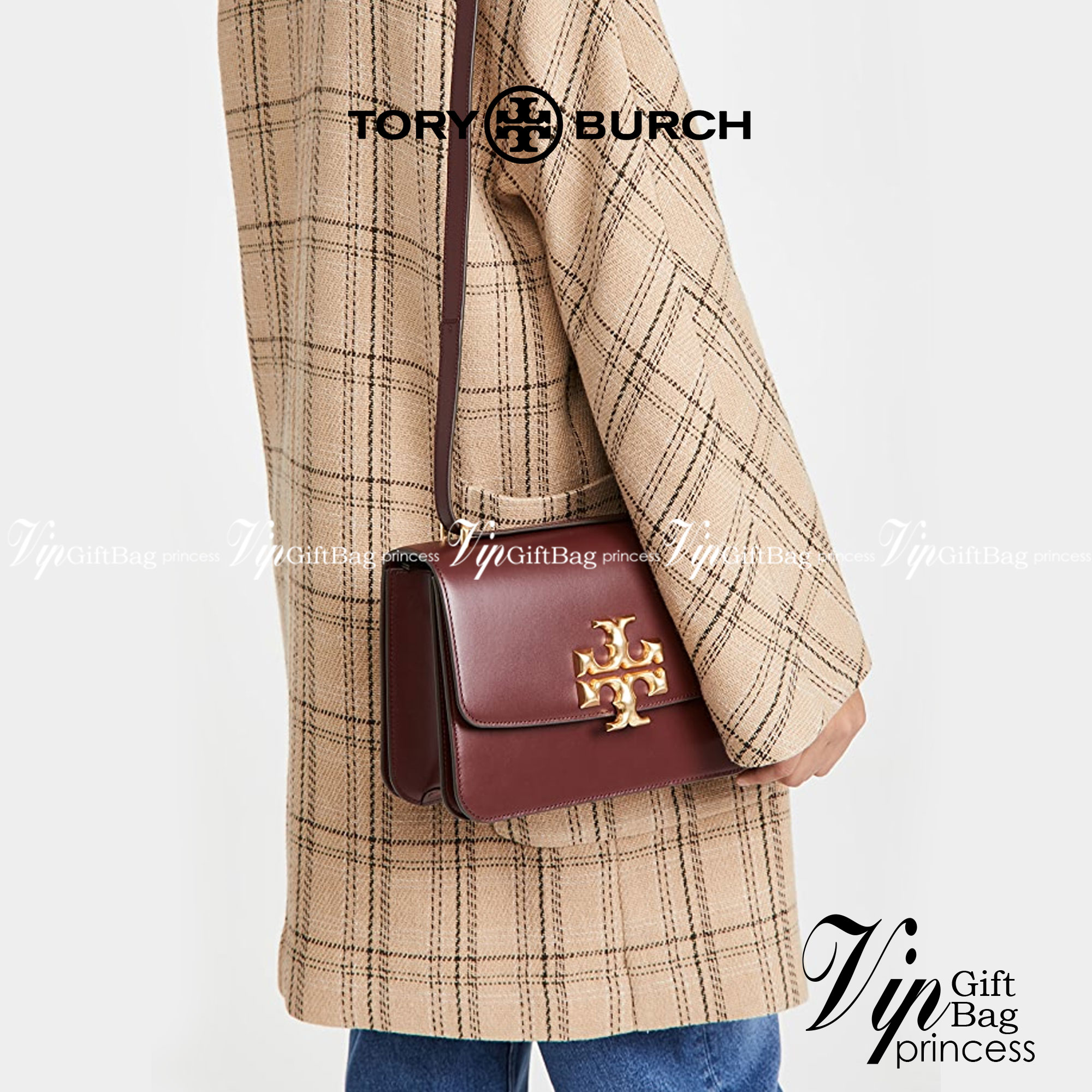 Tory Burch 75003 Eleanor Medium Convertible Shoulder Bag พร้อมส่งที่ไทย อีกรุ่นที่น่าครอบครองมากๆค่ะ กระเป๋าสะพายข้างและทบสายเป็นคล้องไหล่ได้ หนังแท้ชั้นดี ใช้ได้กับทุกๆโอกาส ห้ามพลาด ก่อนหมดนะคะ!!