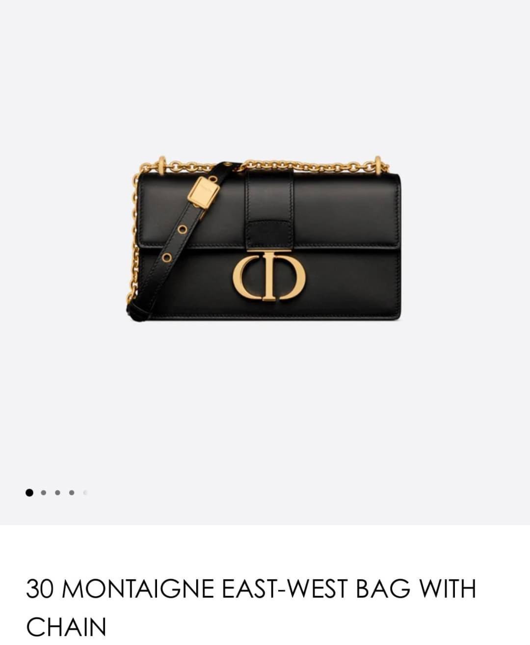 DIOR 30 MONTAIGNE EAST-WEST BAG WITH CHAIN เกรดเทพออริจินอล หนังแท้ งานดีสุด ภาพถ่ายจากงานขายจริง ใช้งานต่างประเทศได้