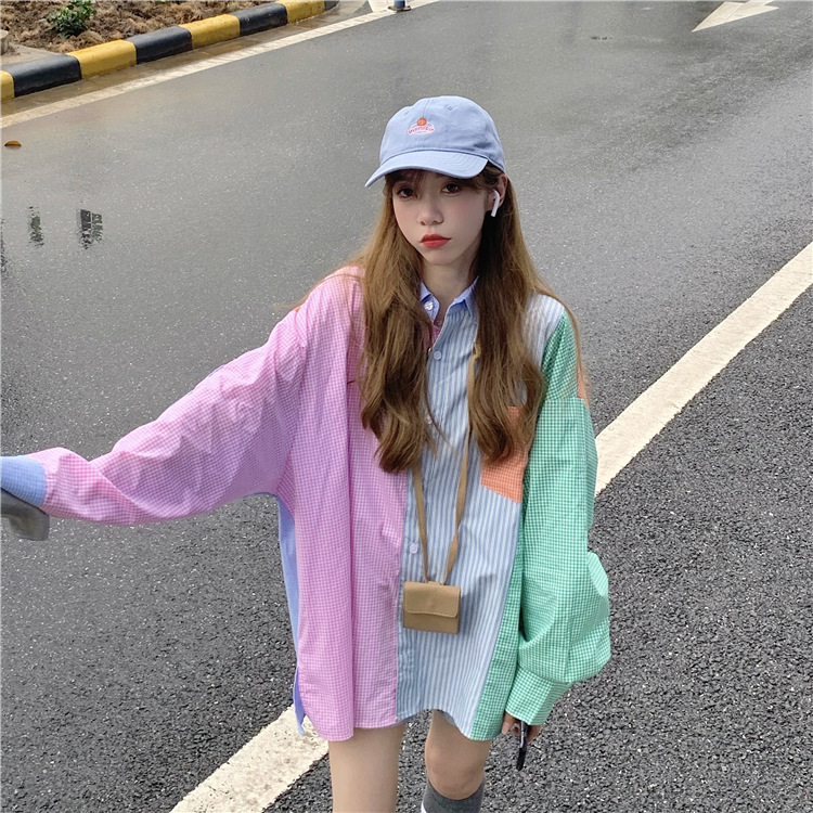 พร้อมส่ง 💫🎪 Loess shirt เชิ้ตสีสันสดใสน่ารักมากๆ (IN35770)