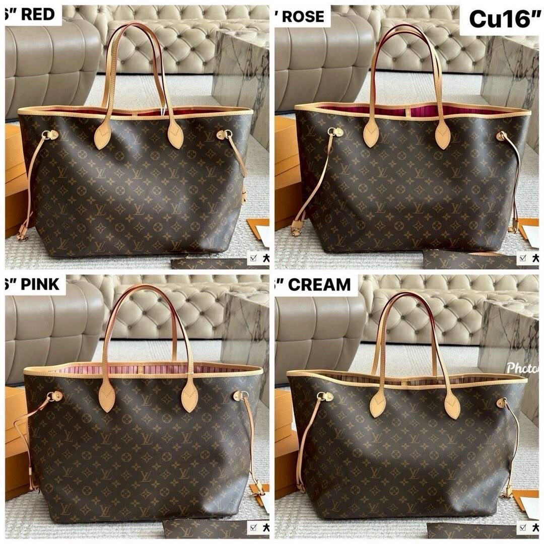พร้อมส่ง 4 สี | LV Neverfull GM bag กระเป๋าสะพายทรโท้ทใบใหญ่ จุได้แบบไม่จำกัด ไซส์หายากไซส์ตามหา ใหญ่จริงแบบจุใจ มาพร้อมใบลูก สะพายไปเที่ยวต่างจังหวัดคือดีงามมากจ้า