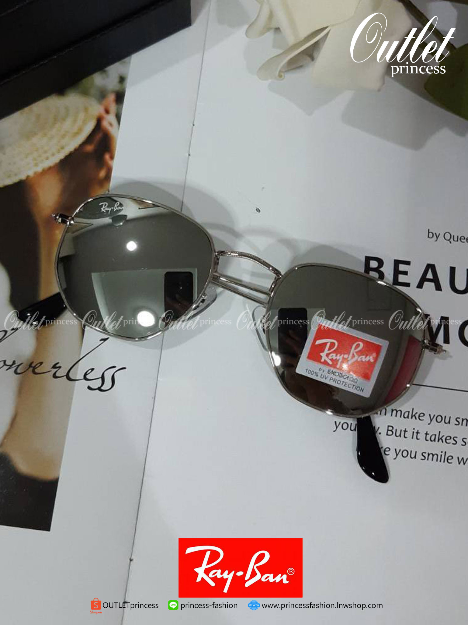Rayban Sunglasses UV protection premium for gift Box set สุดคุ้มจากแบรนด์ มาพร้อมอุปกรณ์ครบเซ็ท