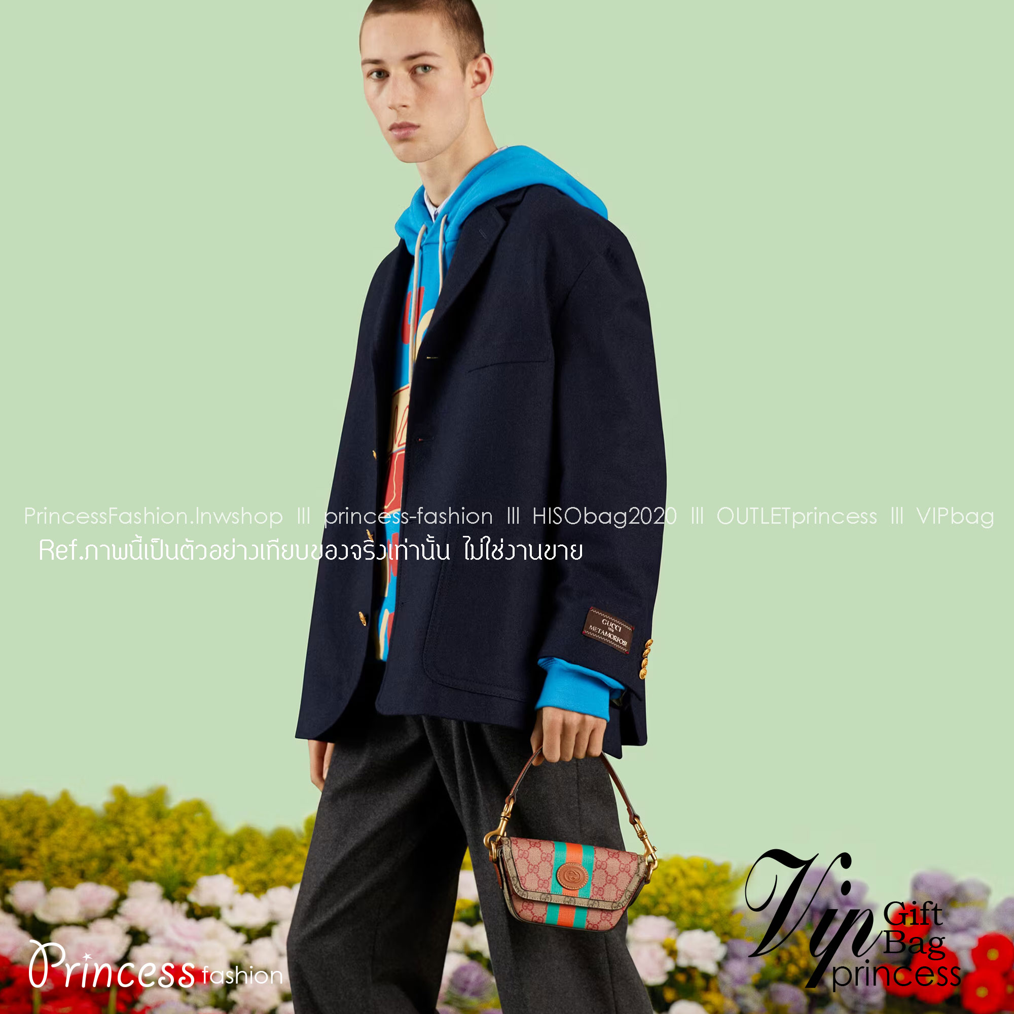 GUCCI GG top handle mini bag with Web เกรดเทพออริจินอล 1:1 ใช้งานต่างประเทศได้ รุ่นใหม่ล่าสุด ฉลองปีกระต่ายด้วยความสดใส เริ่มต้นปีกระต่ายและฤดูใบไม้ผลิอย่างสดใส GG