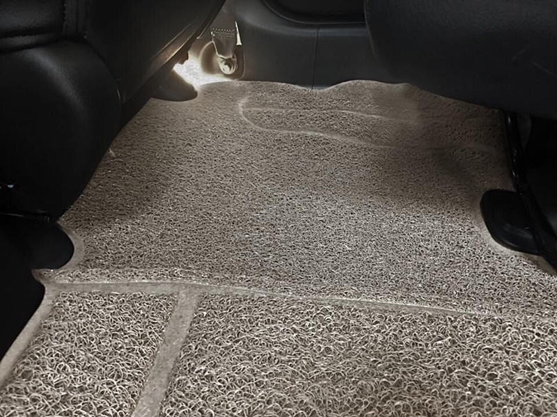 พรมดักฝุ่นไวนิลรีดขอบ HONDA CITY 2008-13 พรมดักฝุ่นในรถ สีน้ำตาล เกรดA เข้ารูป ตรงรุ่นรถ เต็มคัน