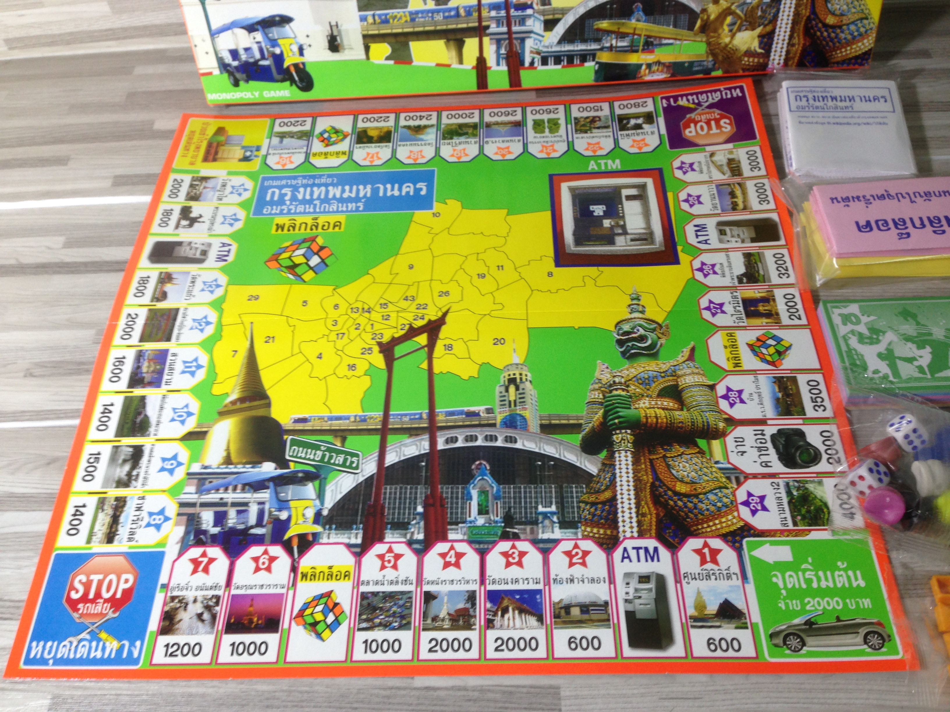 เกมเศรษฐีท่องเที่ยวกรุงเทพมหานครอมรรัตนโกสินทร์