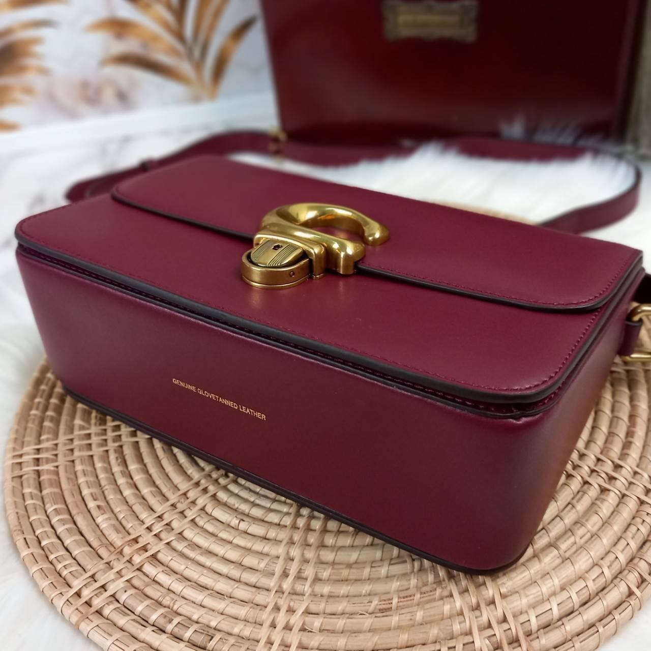 สวยละมุนตาละมุนใจม๊ากก!!🌺🌈 //>>COACH STUDIO GLOVETANNED LEATHER SHOULDER BAG (C6641)🌺ห้ามพลาดเด็ดขาด!! สวยละมุน เรียบหรู ดูแพงสุดๆ!! //กระเป๋าถือ กระเป๋าสะพาย ดีไซน์เนี้ยบ! เฉียบมาก!// วัสดุหนังแท้ หนังเรียบเต็มใบ อยู่ทรง สวย