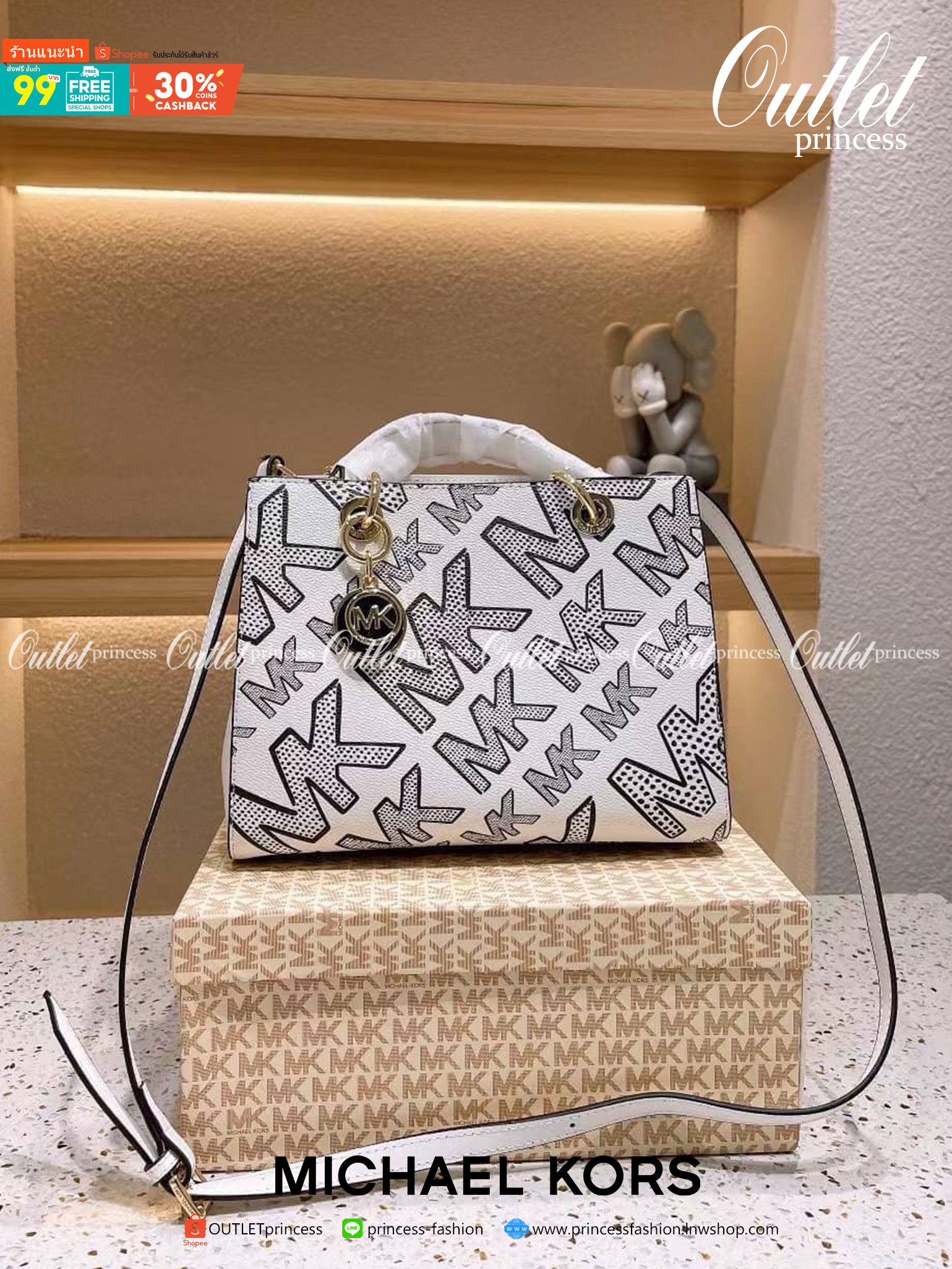 MICHAEL KORS Factory outlet MINI CROSSBODY LEATHER