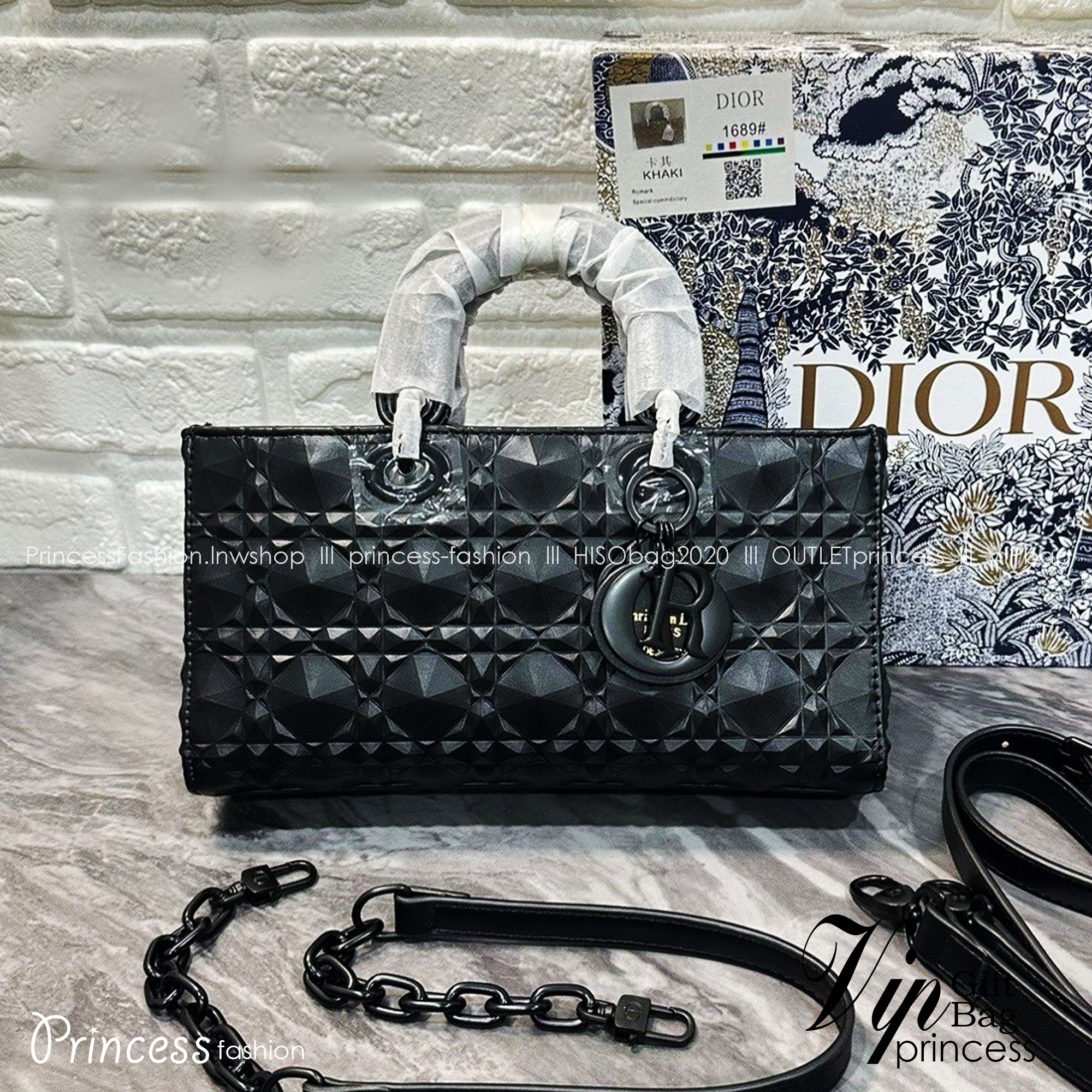 DIOR LADY D-JOY BAG Cannage Calfskin with Diamond Motif 10" คือราชนิกุลมากแม่ความเลดี้ ดิออร์ที่เกินต้าน งานชนช้อปปังสุด ถือสลับแท้ไม่โป๊ะ