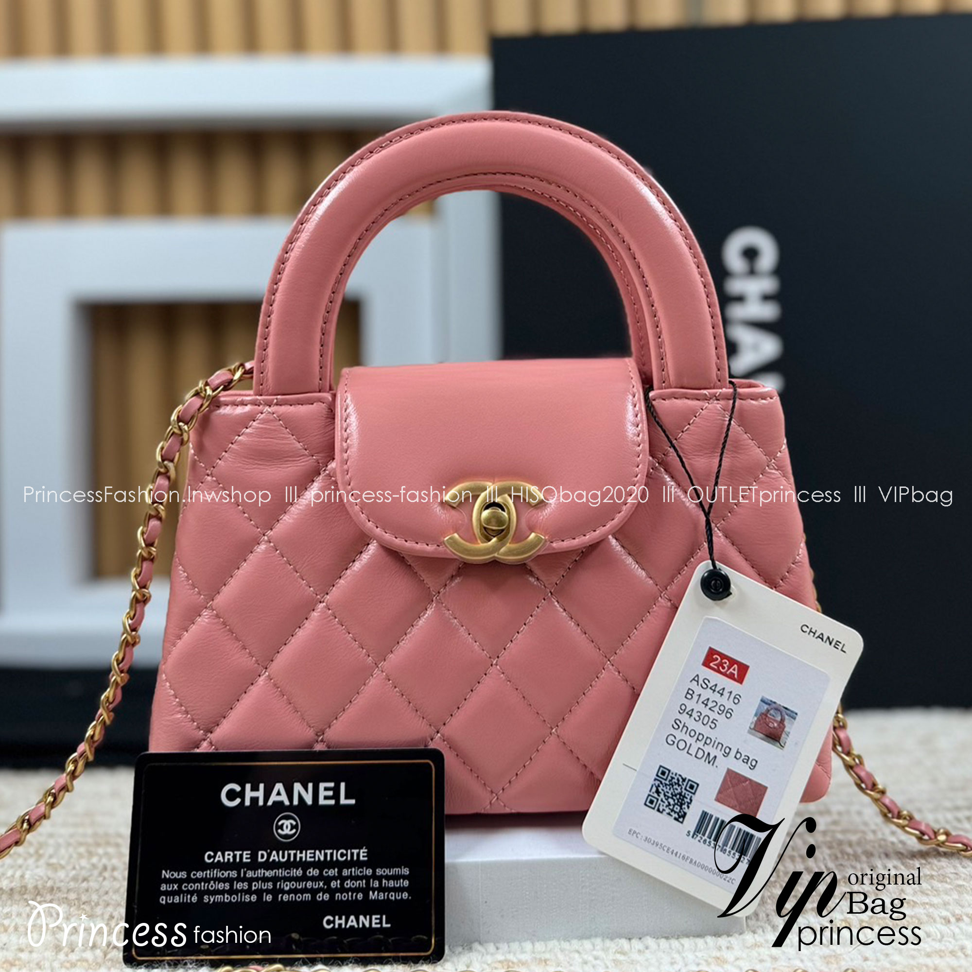 Chanel mini kelly flap bag เกรดออริ สลับแท้ 1:1 ใช้งานต่างประเทศได้