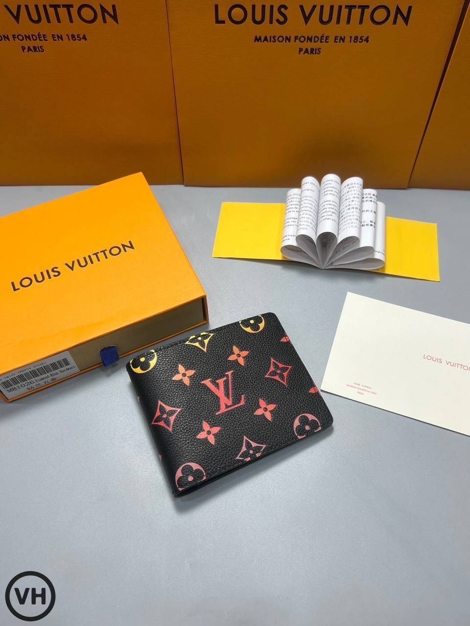 ORI หนังแท้ | LV Multiple Wallet / LV Short Wallet / LV Damier Graphite Wallet กระเป๋าสตางค์ใบสั้น กระเป๋าสตางค์ผู้ชาย