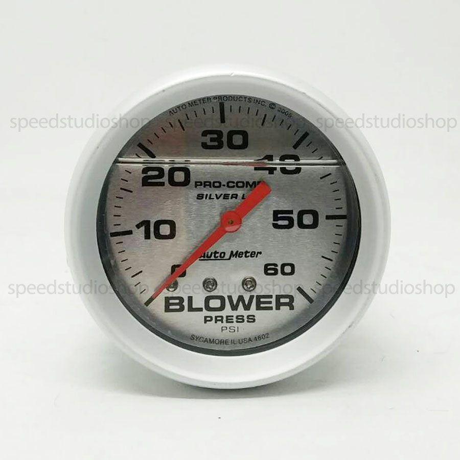 meter Boost มิเตอร์ วัดบูส เกจ์วัดบูสต์ เทอร์โบ หน้าน้ำมัน 60 PSI ดีเซล (หน้าขาว)