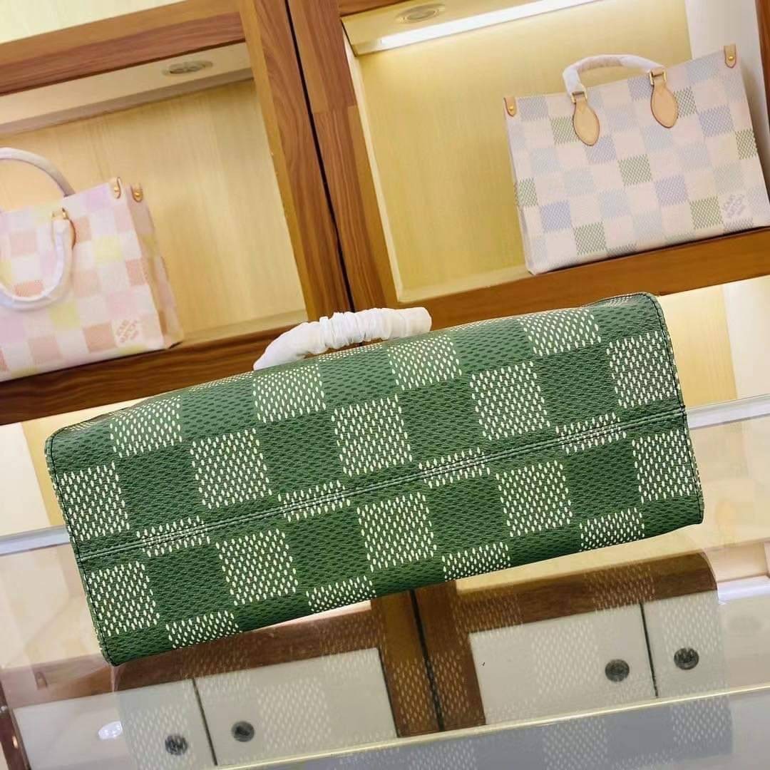 LV OnTheGo / LV Tote Bag กระเป๋าทรงโท้ท โทนสีมีเสน่ห์ที่ผสมผสานเฉดสีพาสเทล เกรดออริ 1:1 ใช้งานต่างประเทศได้