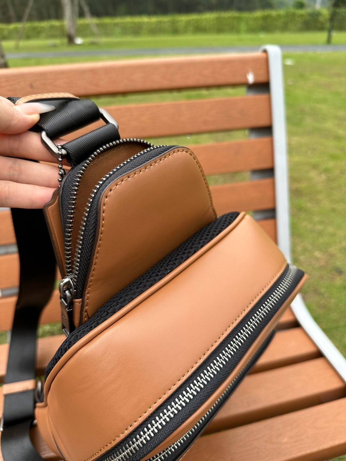 พร้อมส่ง 4 สี COACH Ethan Pack In Signature Canvas / COACH GRAHAM PACK กระเป๋าคาดอก 🧡 เกรดท็อปออริจินอล 1:1 สลับแท้ เกรดดีสุด ใช้งานต่างประเทศได้