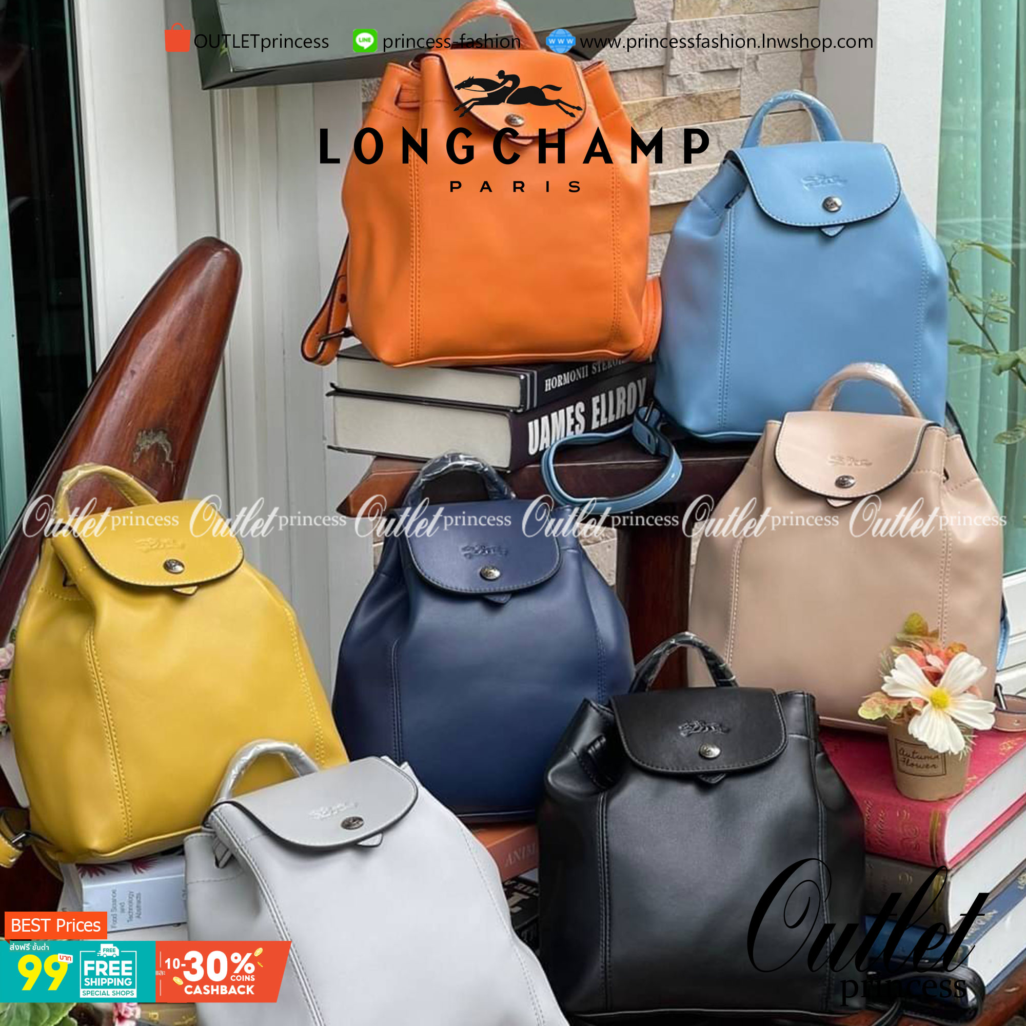 Longchamp Le Pliage Cuir Xs Leather Backpack แบรนด์ติดเทรนด์ตลอดไม่เคยเปลี่ยนกับ ทรง Le Pliage Cuir หนึ่งในตระกูลกระเป๋าสุดไอคอนิกจากแบรนด์ เมื่อรุ่น Le Pliage Cuir ในรูปแบบของหนังแกะ Metis ได้ถือกำเนิดขึ้นในปี 2012 เป้ที่มีการจัดการปรับดีไซน์ให้มีขนาดกำล