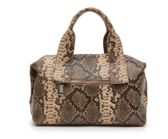 กระเป๋าผู้หญิง กระเป๋าถือ กระเป๋าสะพาย หนังวัวแท้ ลายเกร็ดงู สวยหรู ดูแพง กระเป๋าแฟชั่น ระดับ hi end 826416