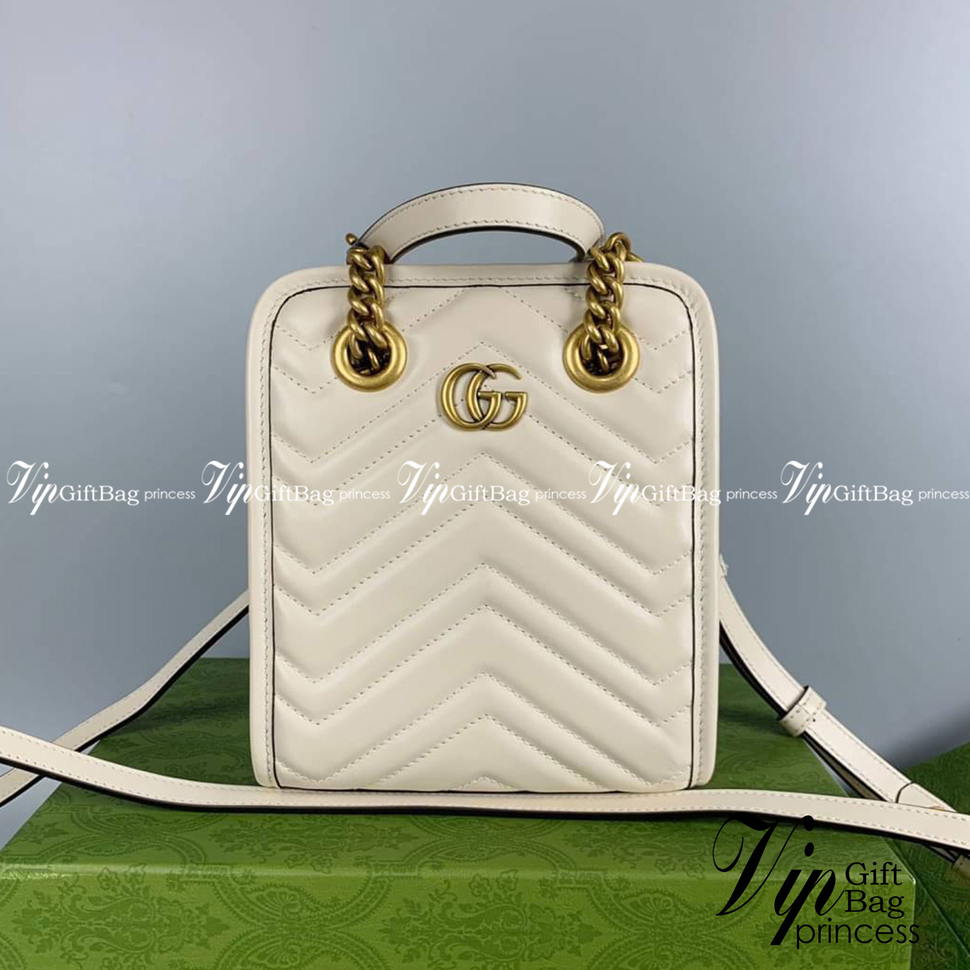 ORI 🥂 GG Marmont matelassé mini bag / Gucci Marmont mini bag เกรดใช้งานสลับใบจริงได้ เทพออริจินอล ภาพสินค้าถ่ายจากงานขายจริง ใช้งานต่างประเทศได้