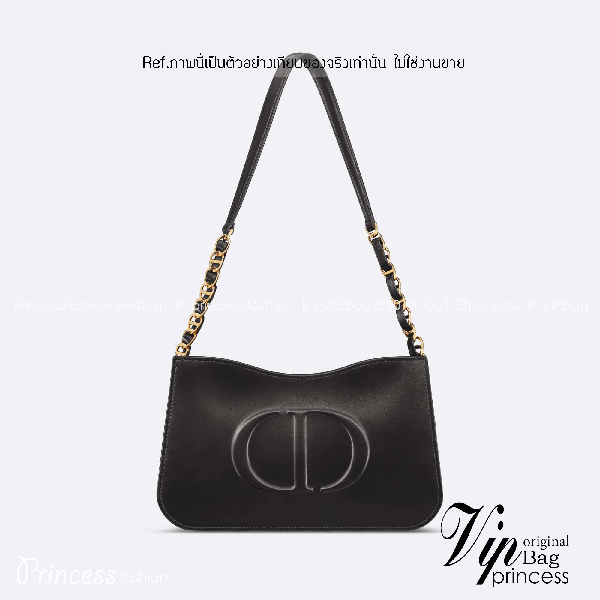 CD SIGNATURE HOBO MINI BAG กระเป๋าสะพายซิกเนเจอร์ โดดเด่นด้วยโลโก้เอกลักษณ์ เกรดออริ 1:1 ใช้งานต่างประเทศได้