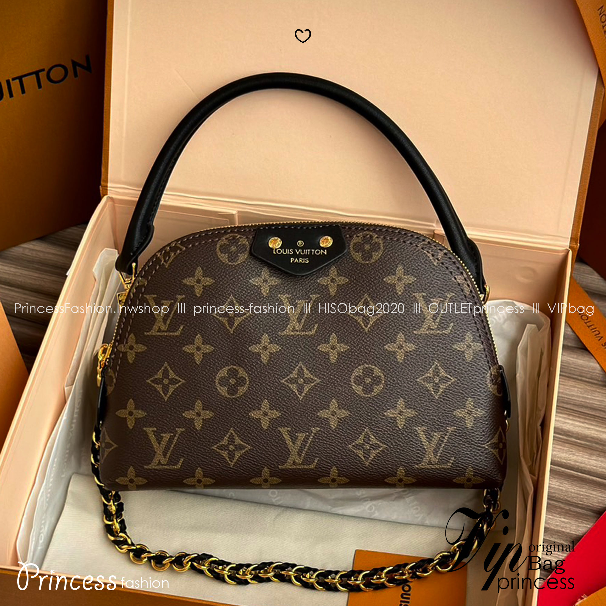 LV Be Alma bag Monogram Canvas / LV Pouch Bag กระเป๋าทรงพอชรุ่นใหม่สุดไอคอนิก เปิดตัวในคอลเลคชั่น Cruise 2025 ขนาดกะทัดรัดประดับสายโซ่สีทองถักสลับหนัง ใช้เป็นกระเป๋าใส่เครื่องสำอางค์ก็ลงตัว