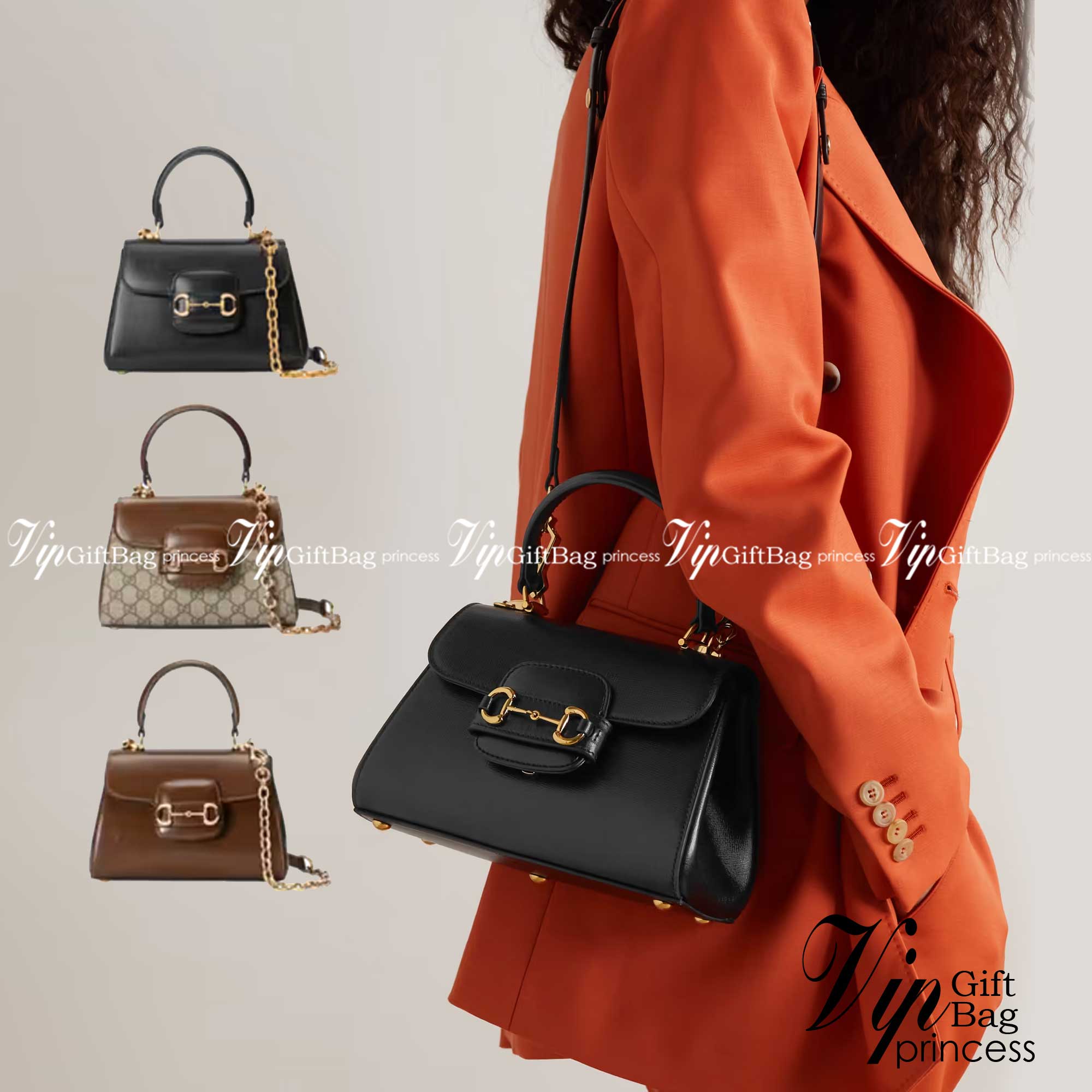 Gucci Horsebit 1955 mini bag / GG VINTAGE CROSSBODY BAG กระเป๋าสะพายข้าง สวยย้อนยุค ดีไซน์วินเทจแฝงความหรู เปิด-ปิดด้วยกระดุมแม่เหล็ก ภายในโล่งกว้าง แบ่งสัดส่วนไว้อย่างดี สายสะพายมีให้ 2 ถึงแบบ สลับใช้ได้ไม่มีเบื่อ แถมยังมีหูจับในตัว เข้าได้กับทุกลุค แมทช