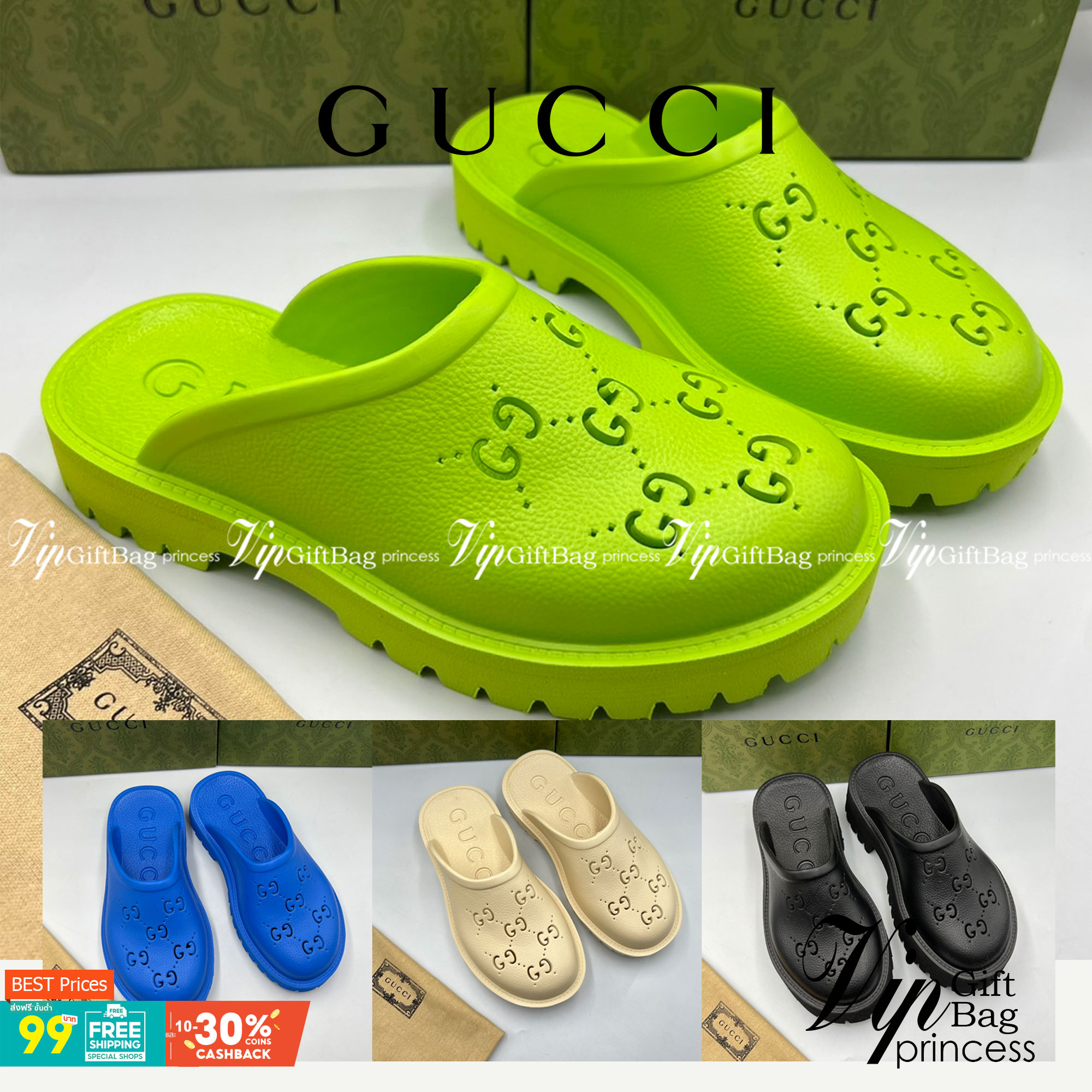 Gucci sandals Original พร้อมส่งที่ไทย