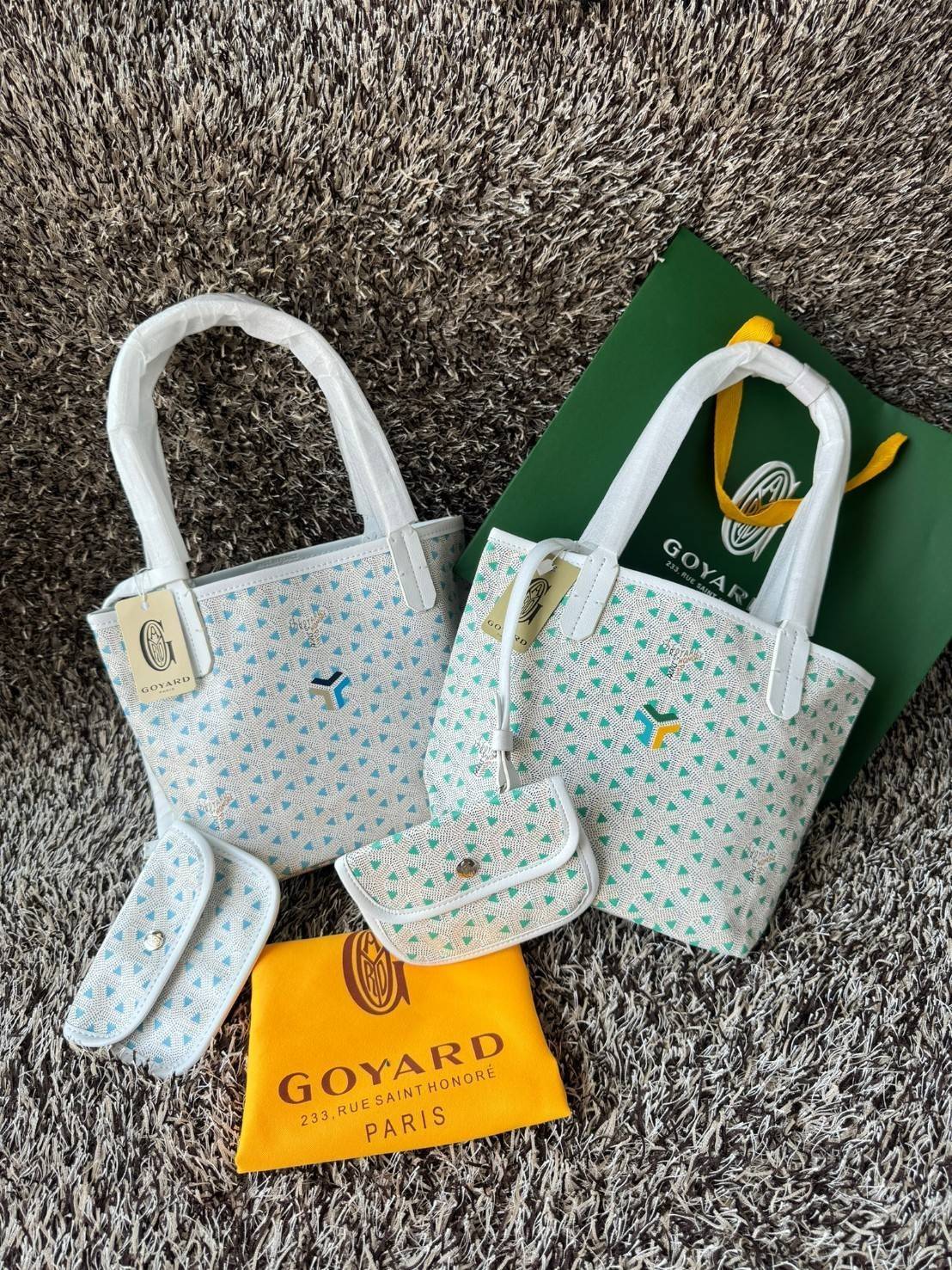 พร้อมส่ง 4 สี Goyard claire voie Mini Tote Bag กระเป๋าทรงโท้ทมินิ เกรดออริ สลับแท้ 1:1 ใช้ต่างประเทศได้
